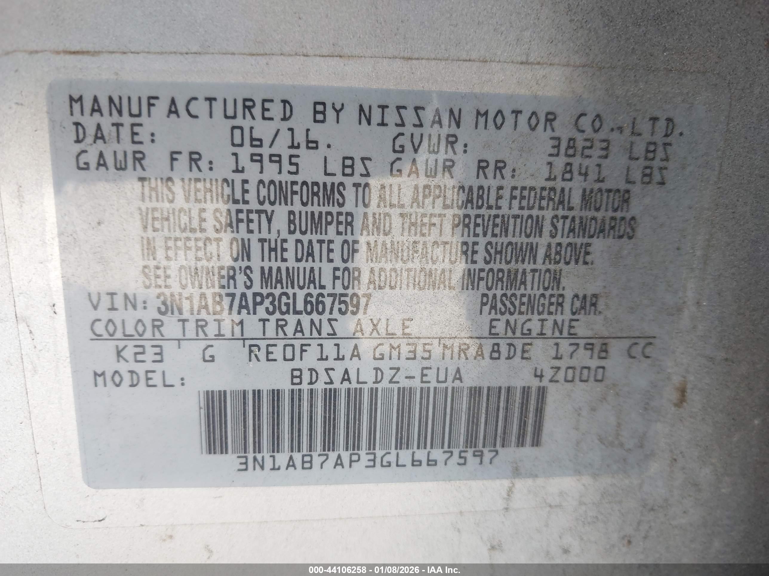 NISSAN SENTRA image 9