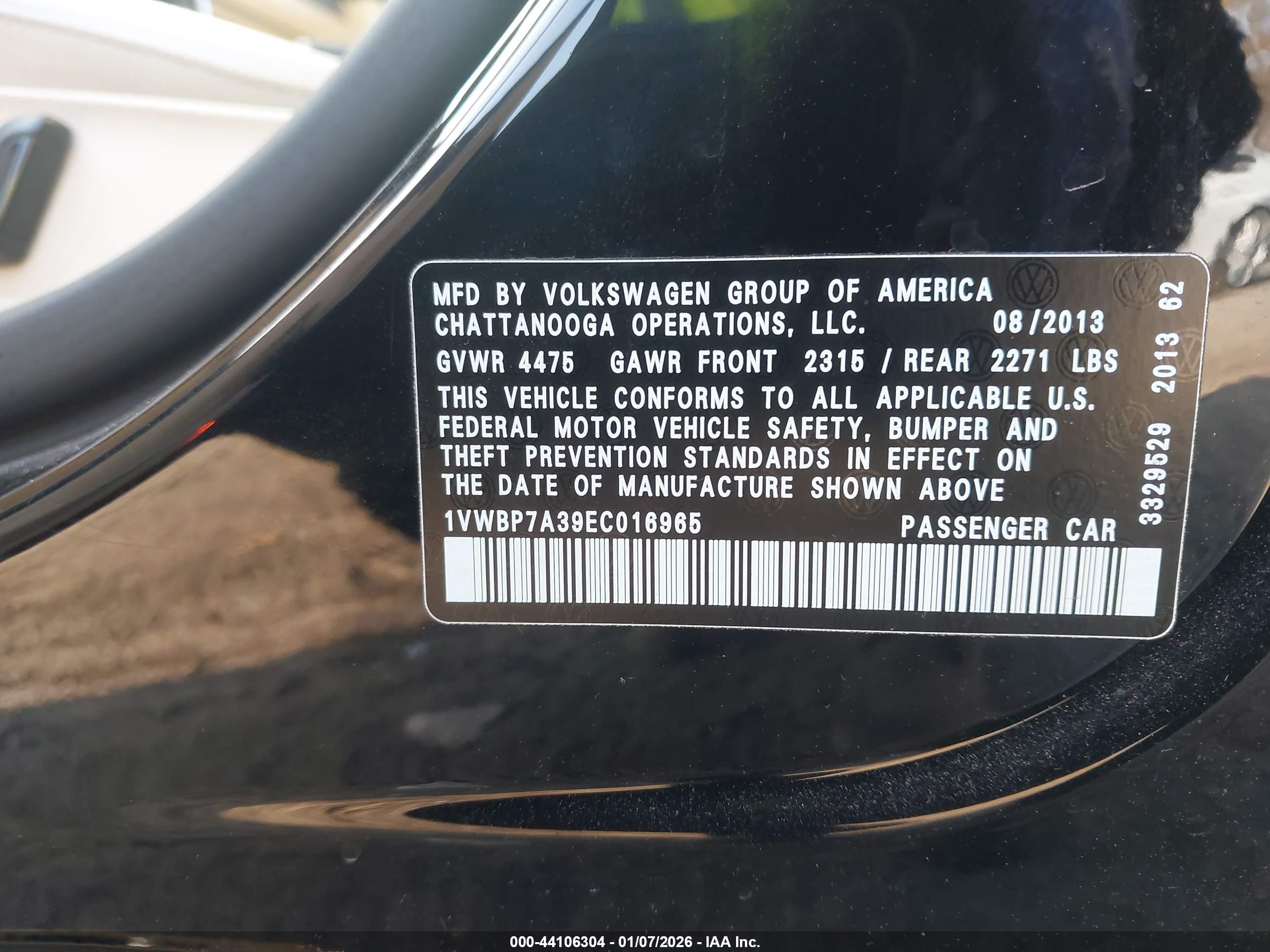 VOLKSWAGEN PASSAT image 9
