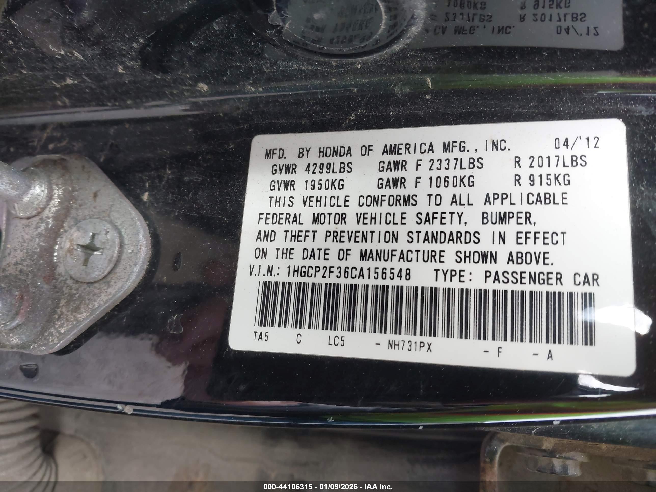 HONDA ACCORD image 9