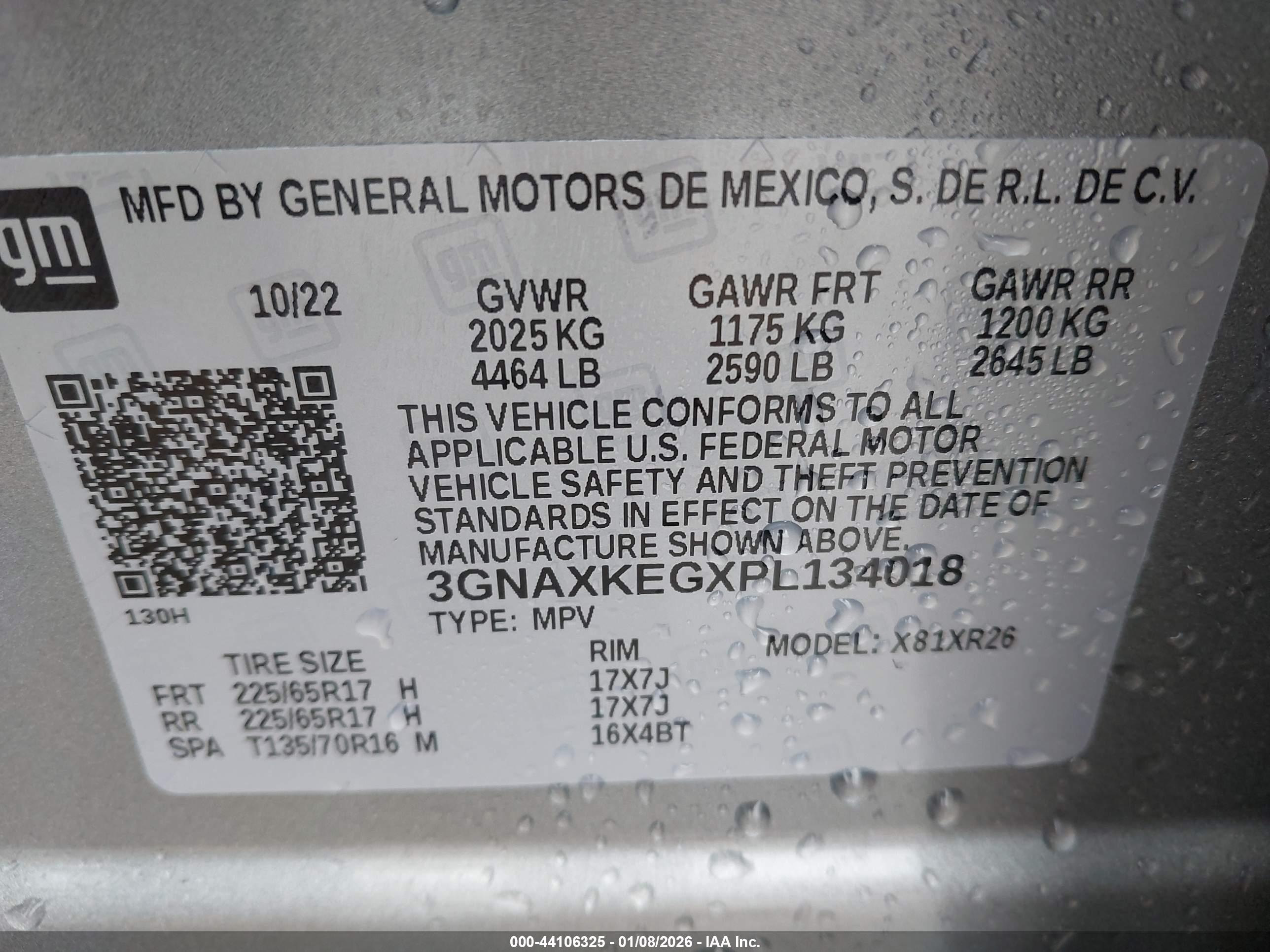 CHEVROLET EQUINOX image 9