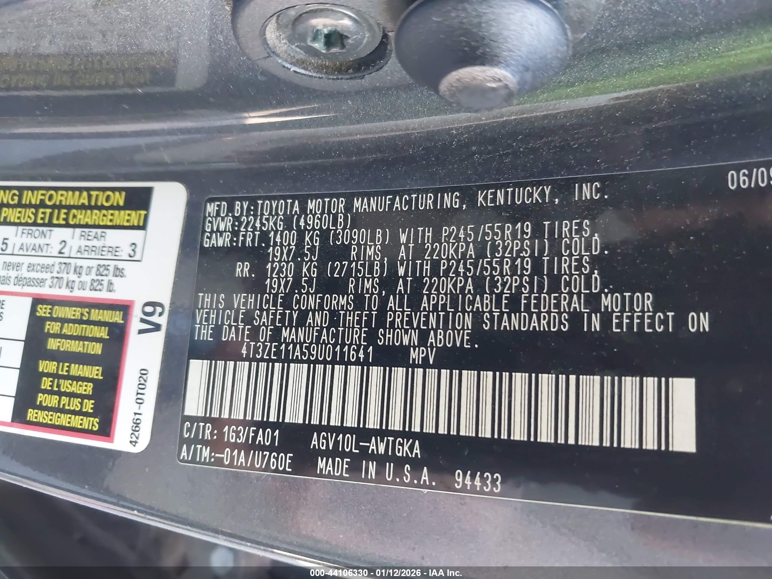 TOYOTA VENZA image 9