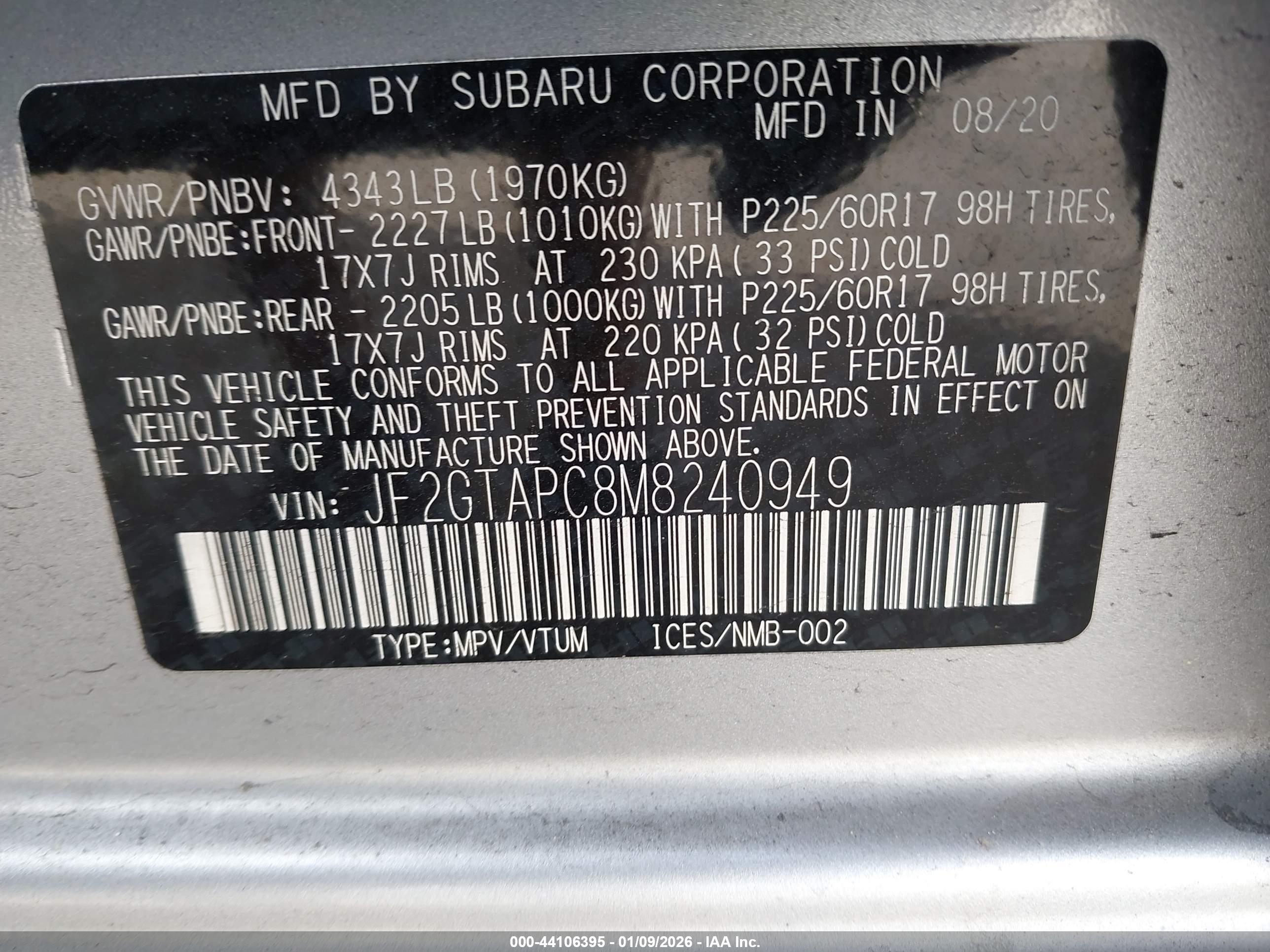 SUBARU CROSSTREK image 9