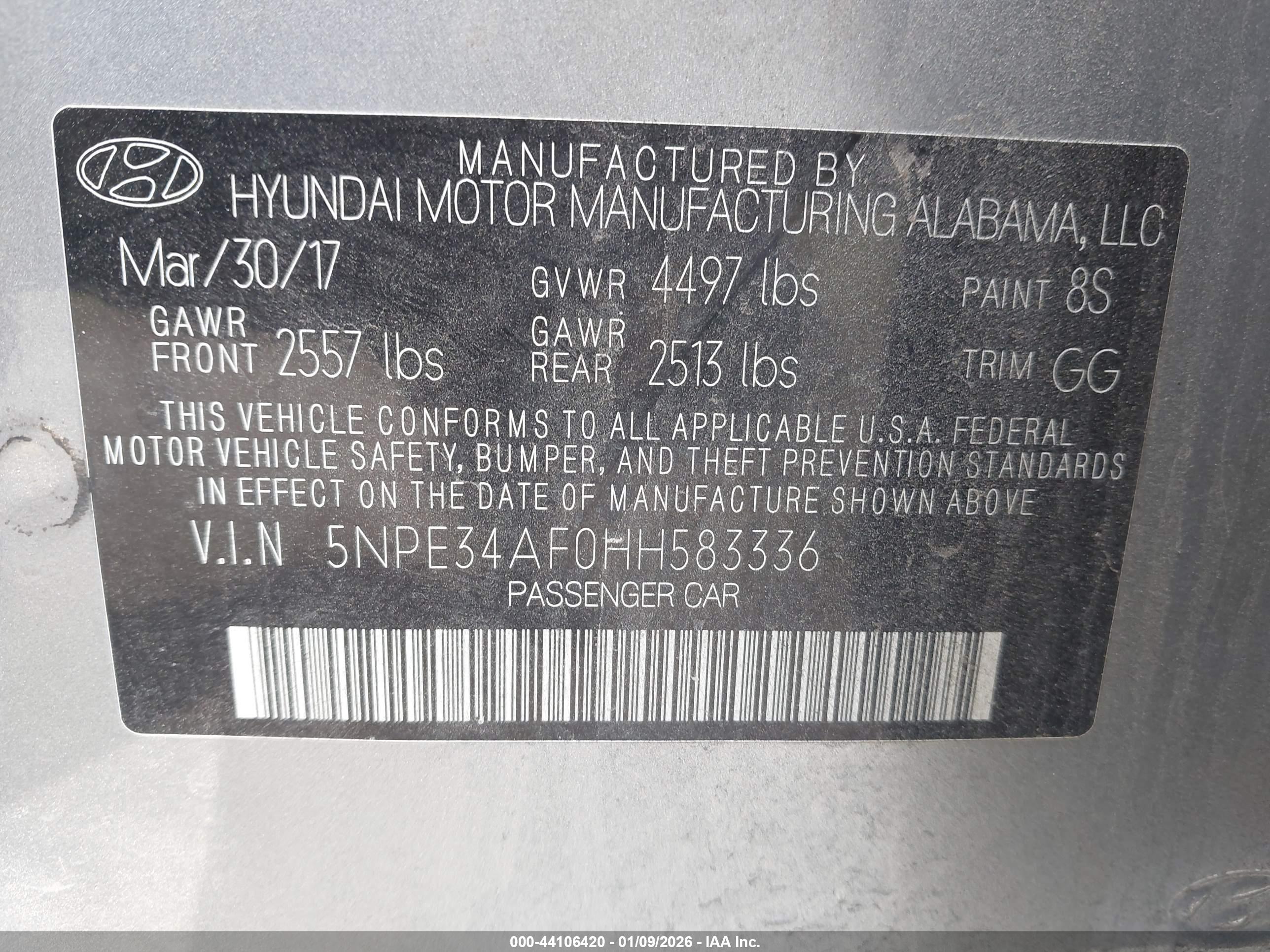 HYUNDAI SONATA image 9