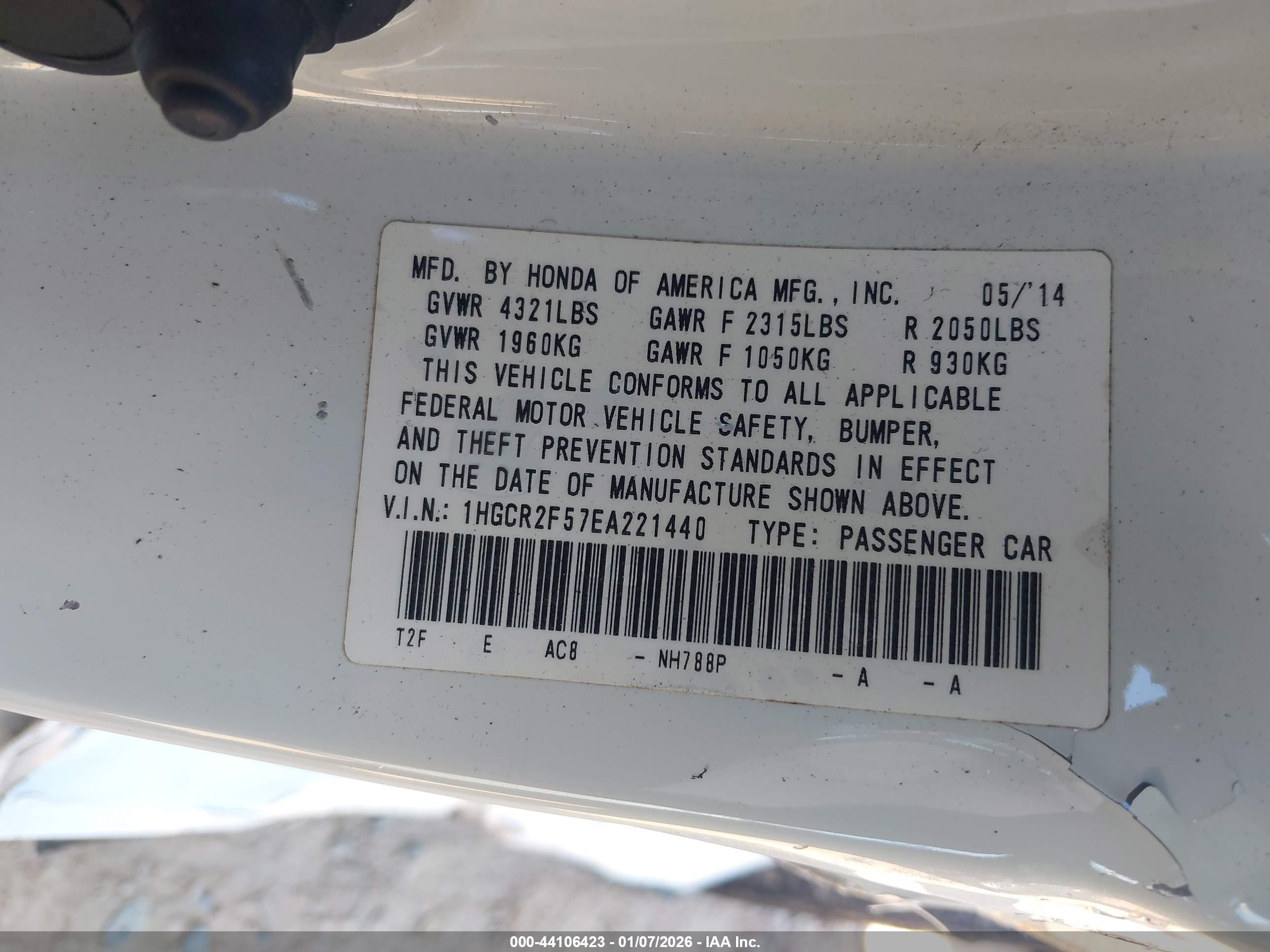 HONDA ACCORD image 9