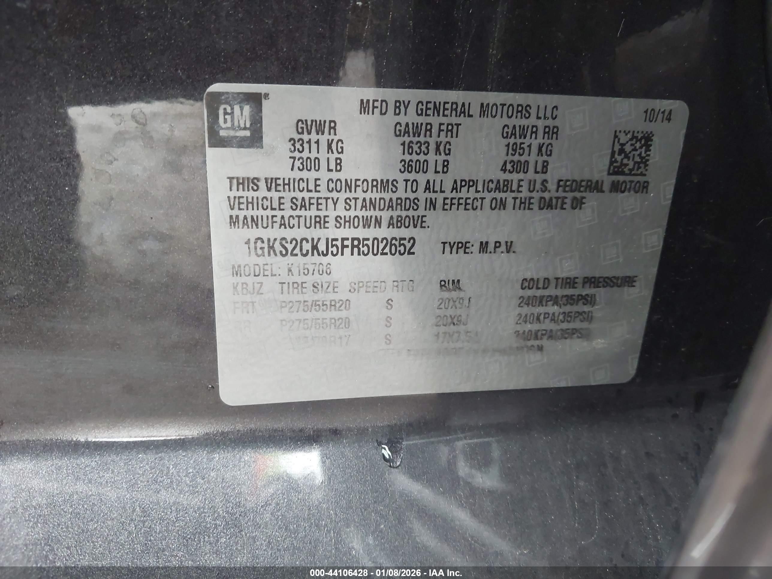 GMC YUKON image 9