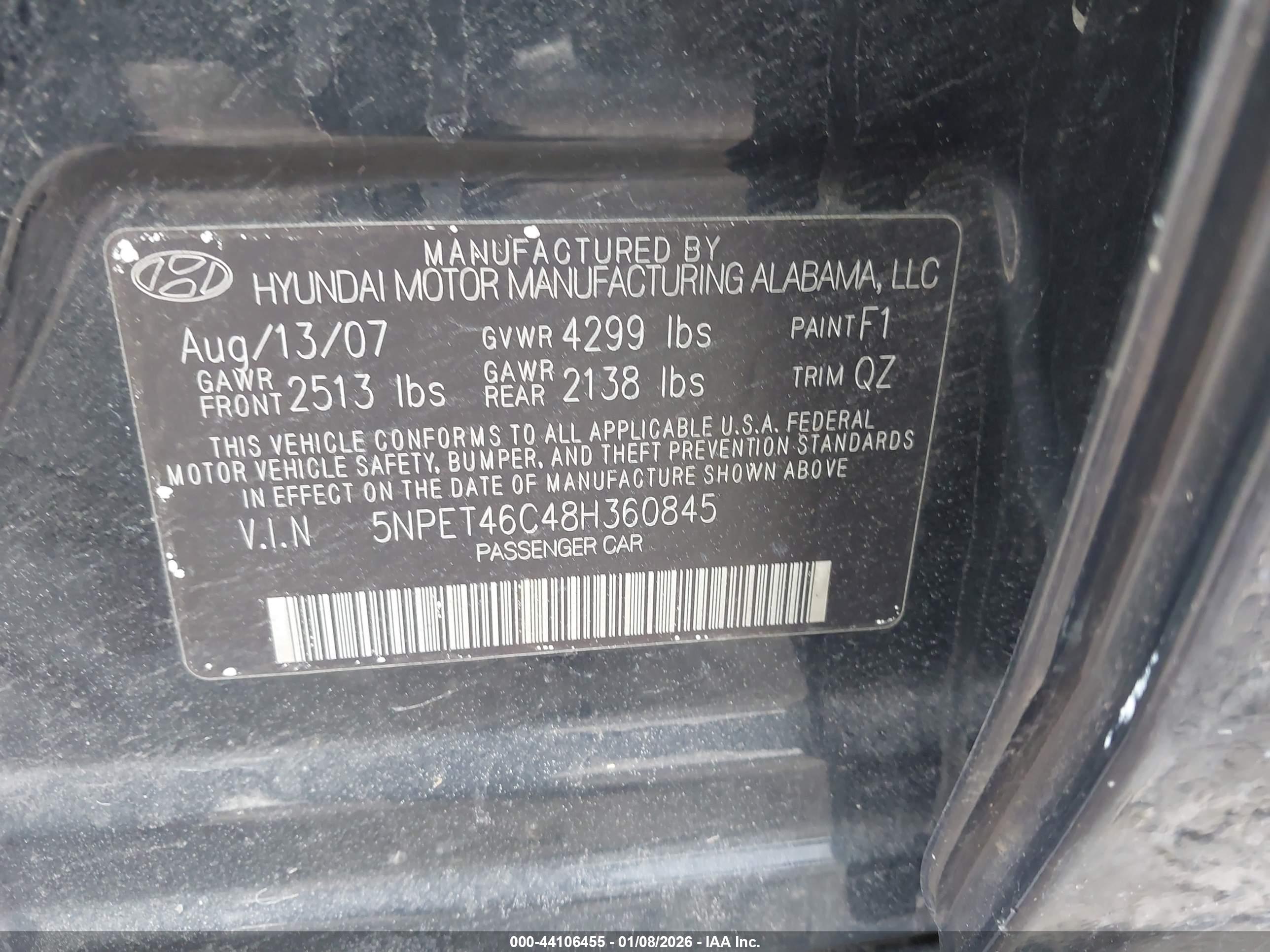 HYUNDAI SONATA image 9