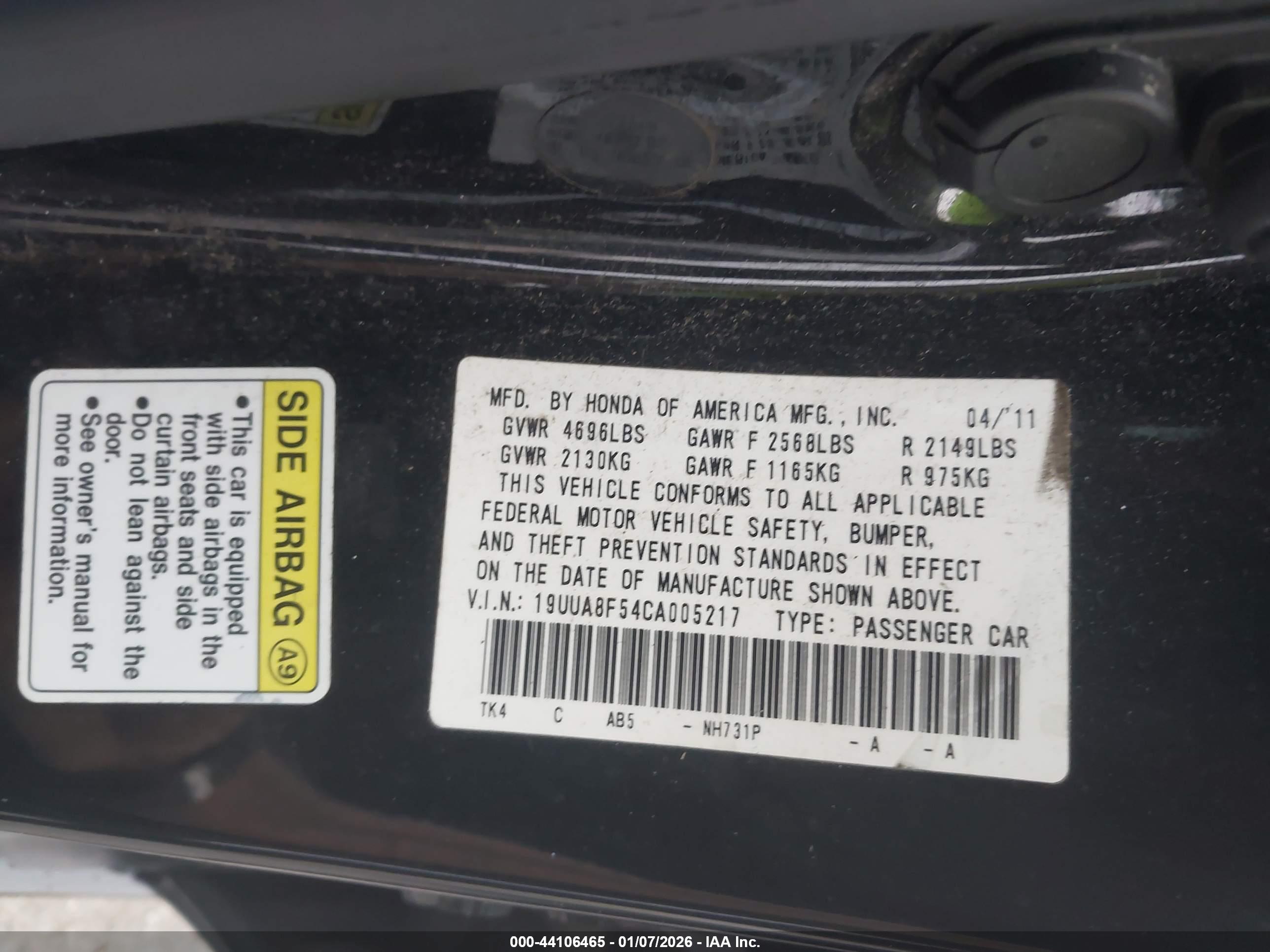 ACURA TL image 9