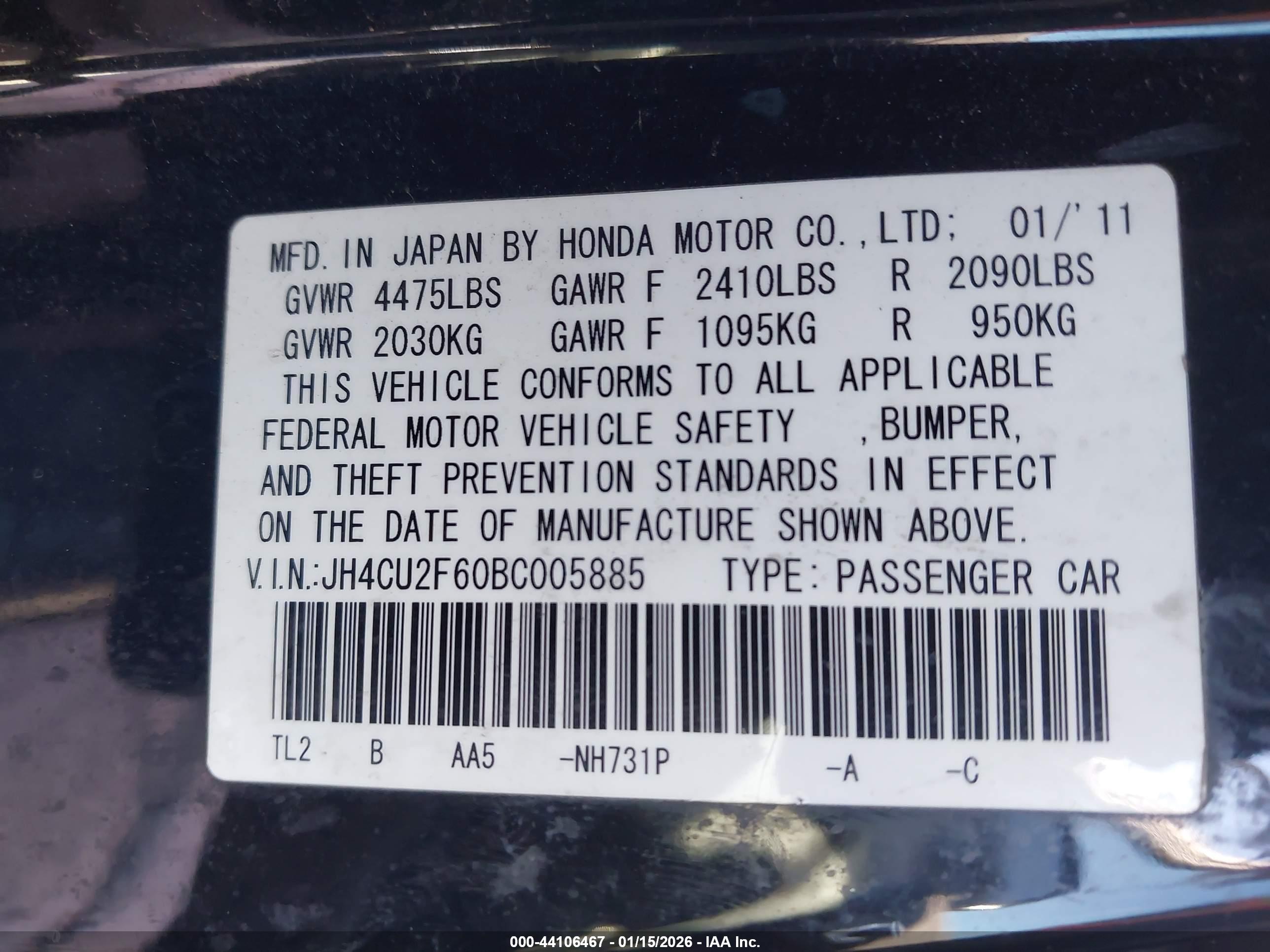 ACURA TSX image 9