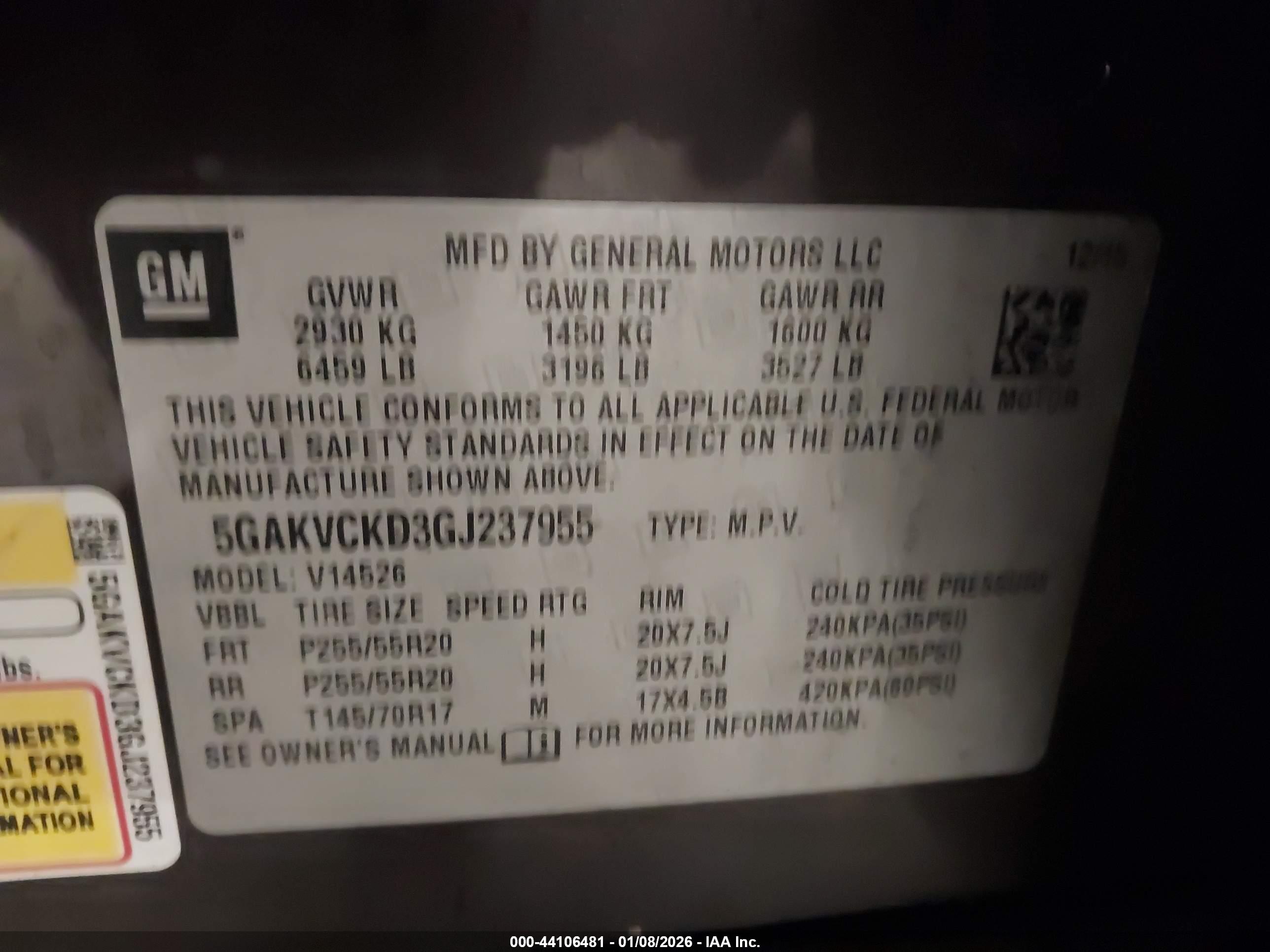BUICK ENCLAVE image 9