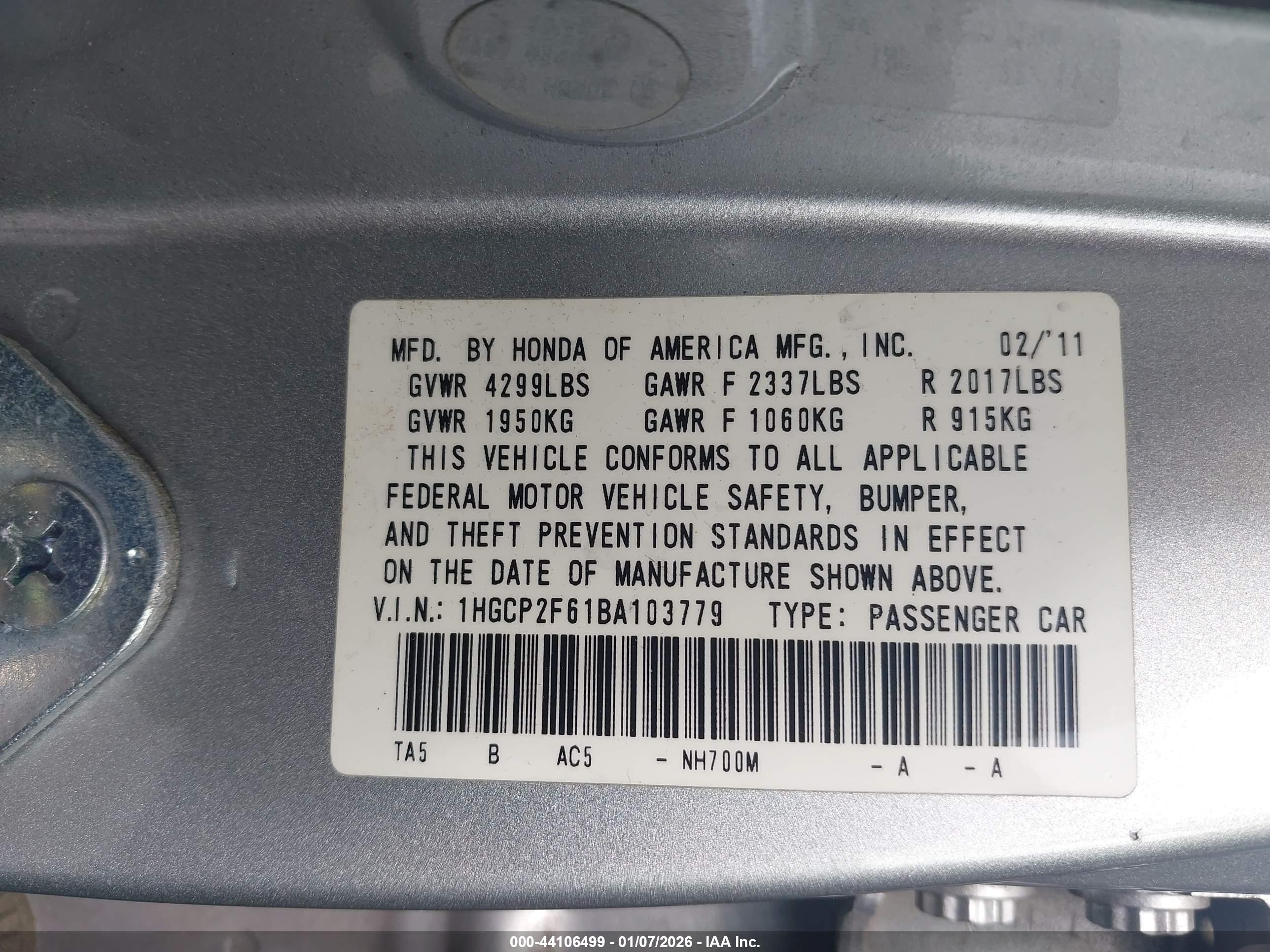 HONDA ACCORD image 9