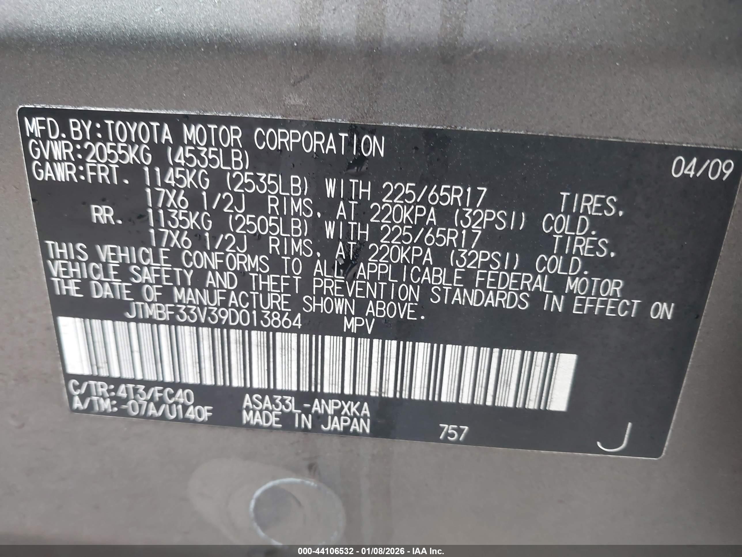 TOYOTA RAV4 image 9