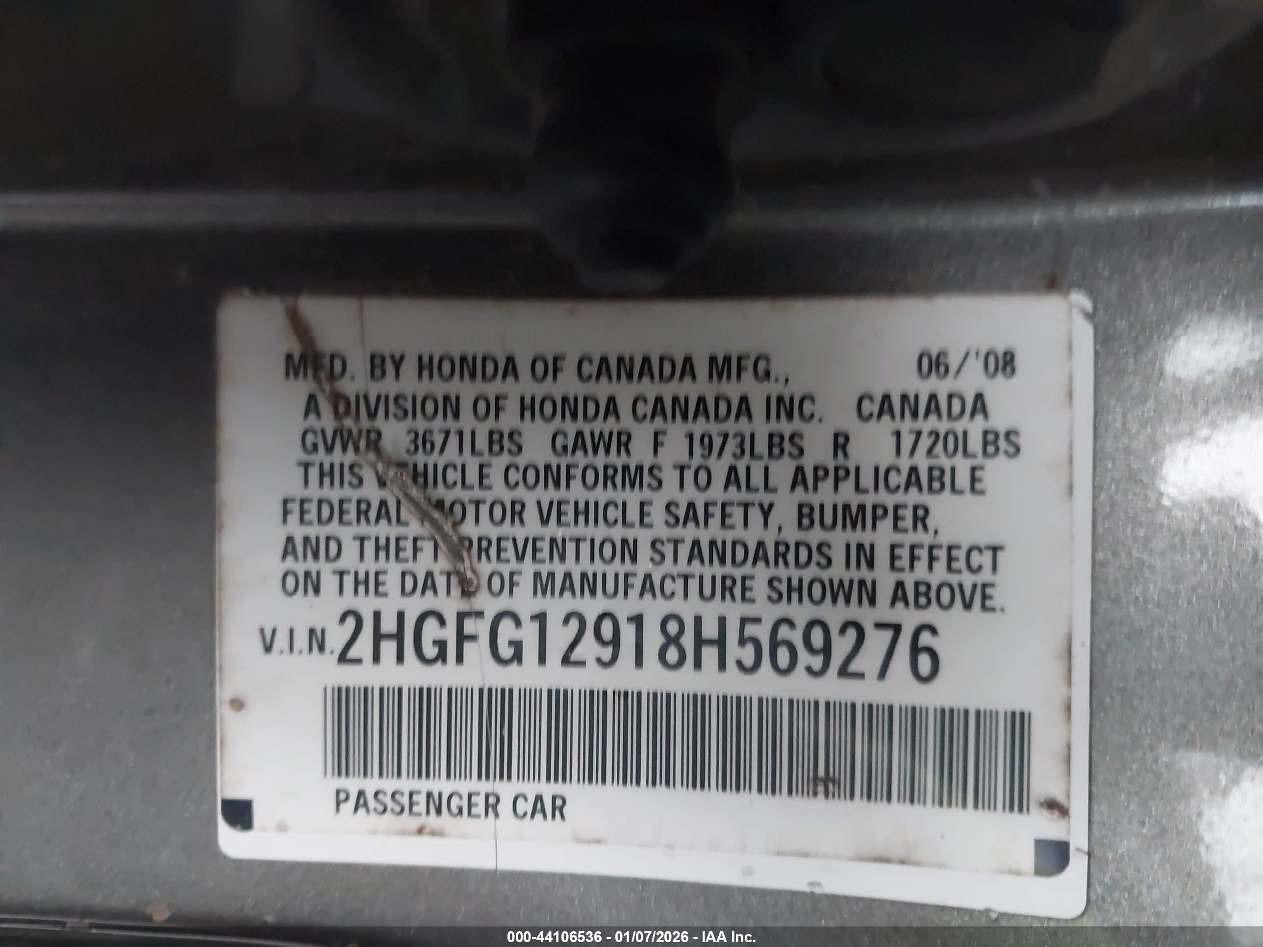 HONDA CIVIC image 9