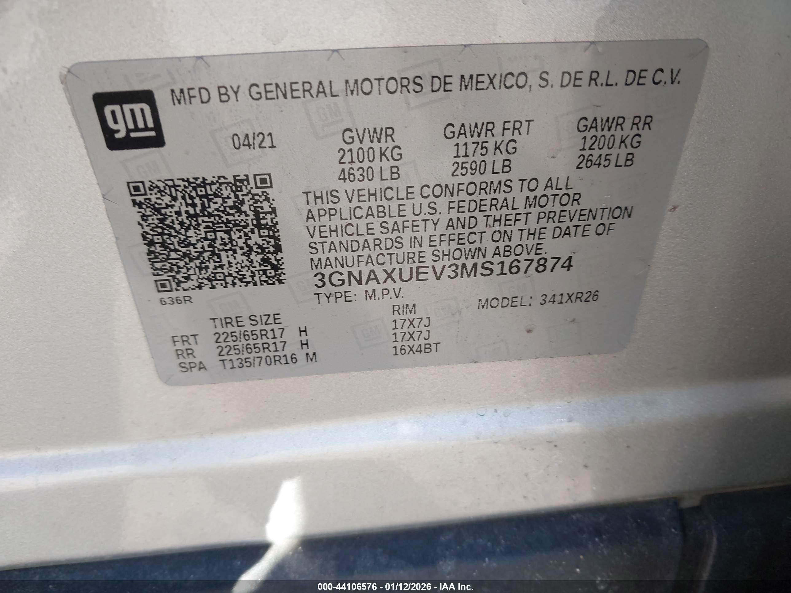 CHEVROLET EQUINOX image 9