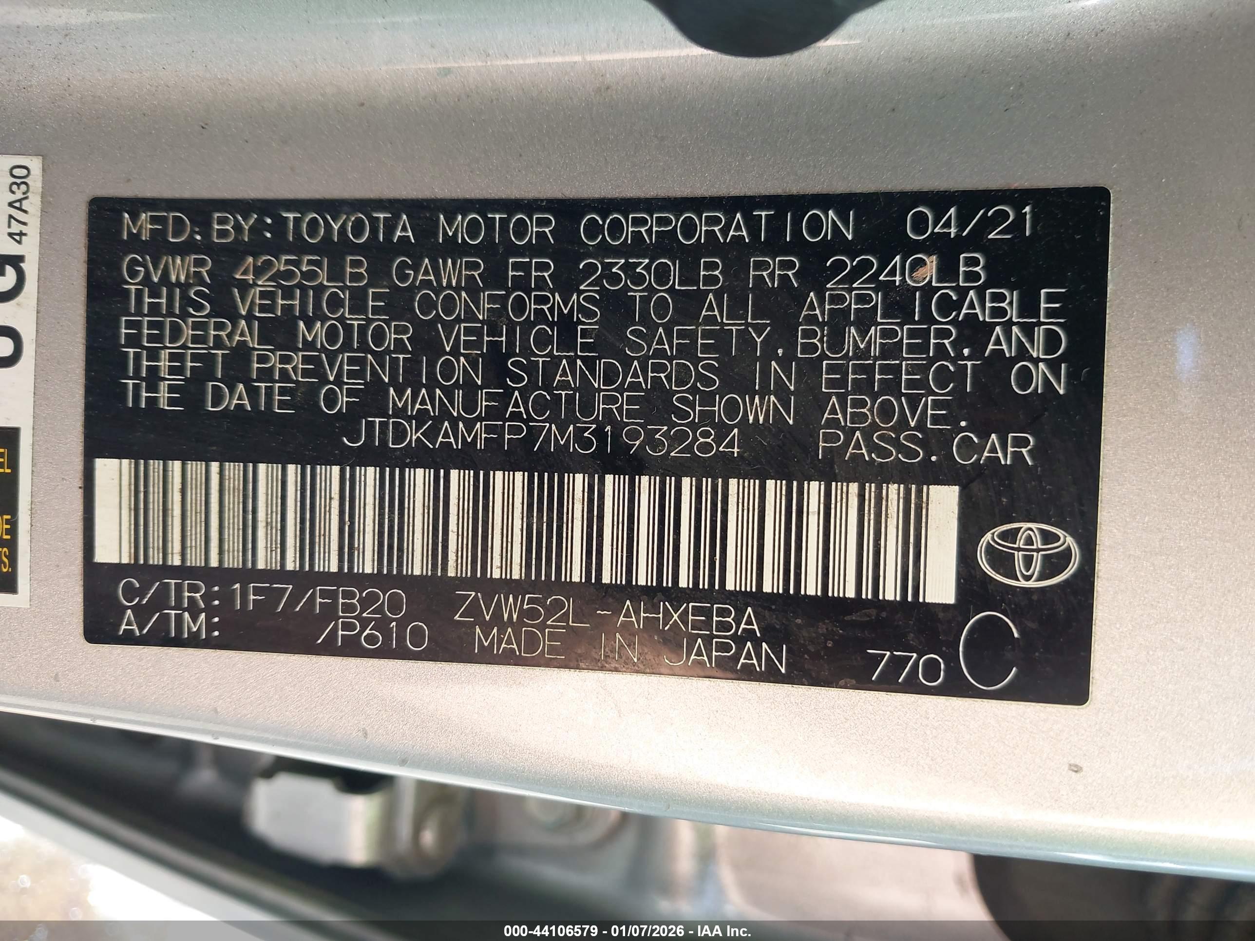TOYOTA PRIUS image 9