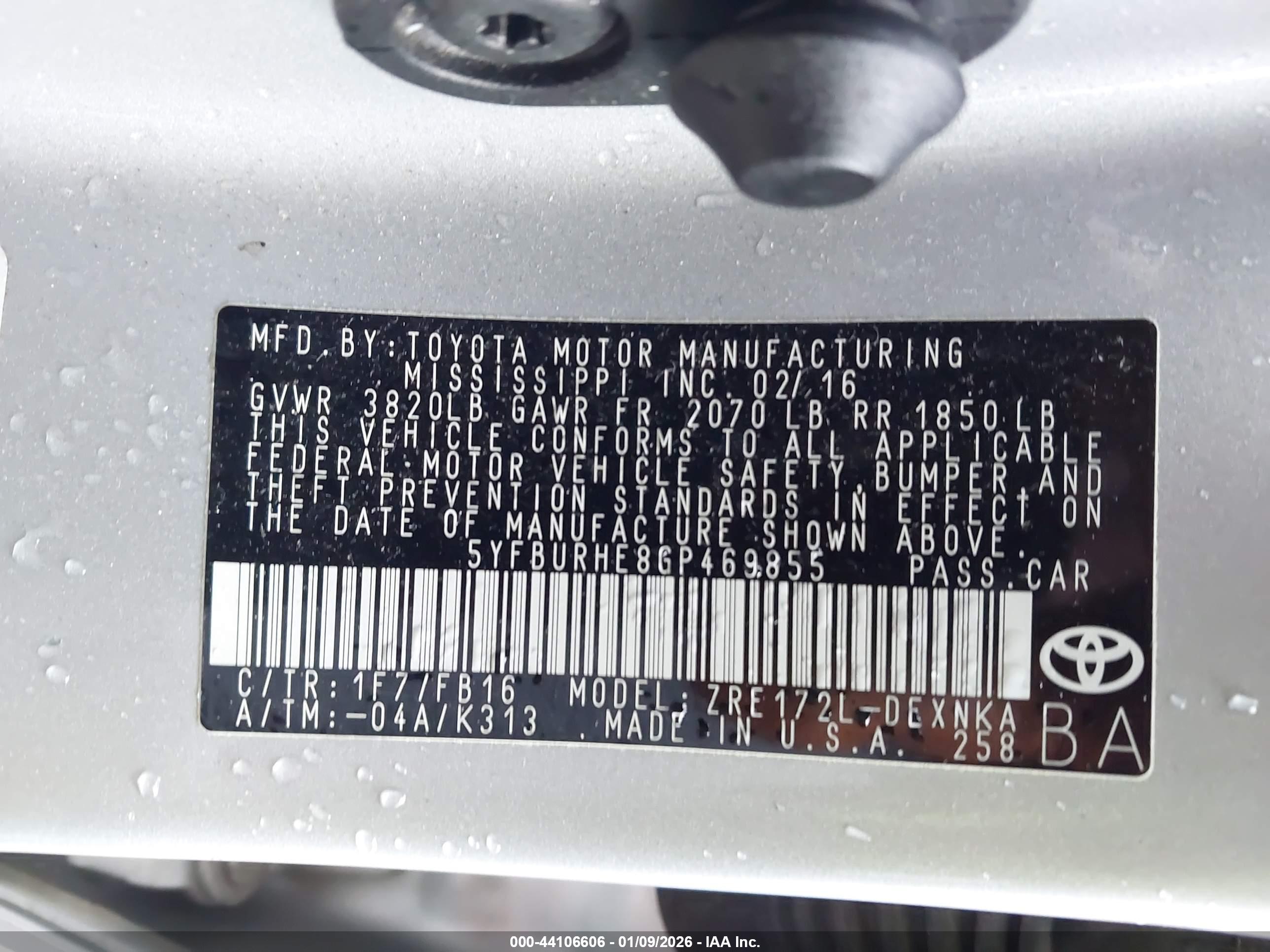 TOYOTA COROLLA image 9