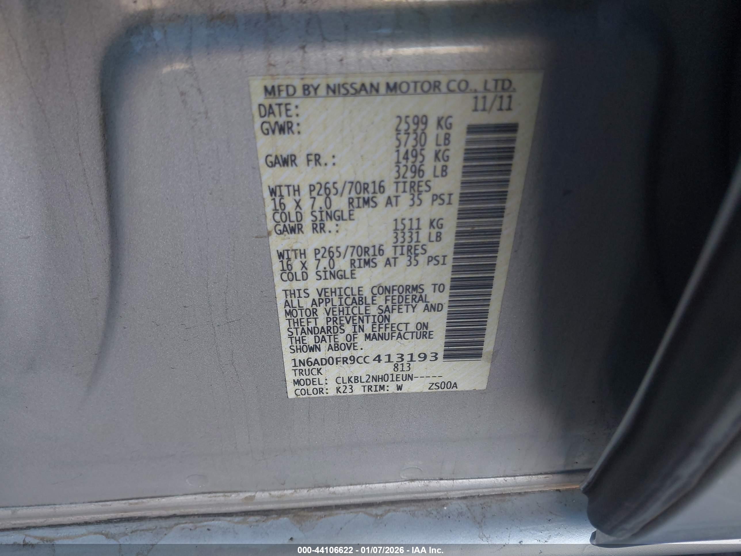 NISSAN FRONTIER image 9