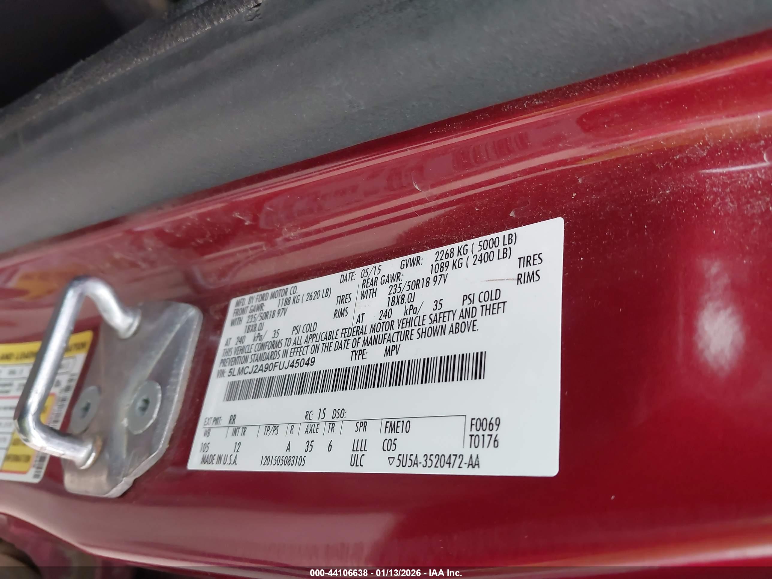 LINCOLN MKC image 9