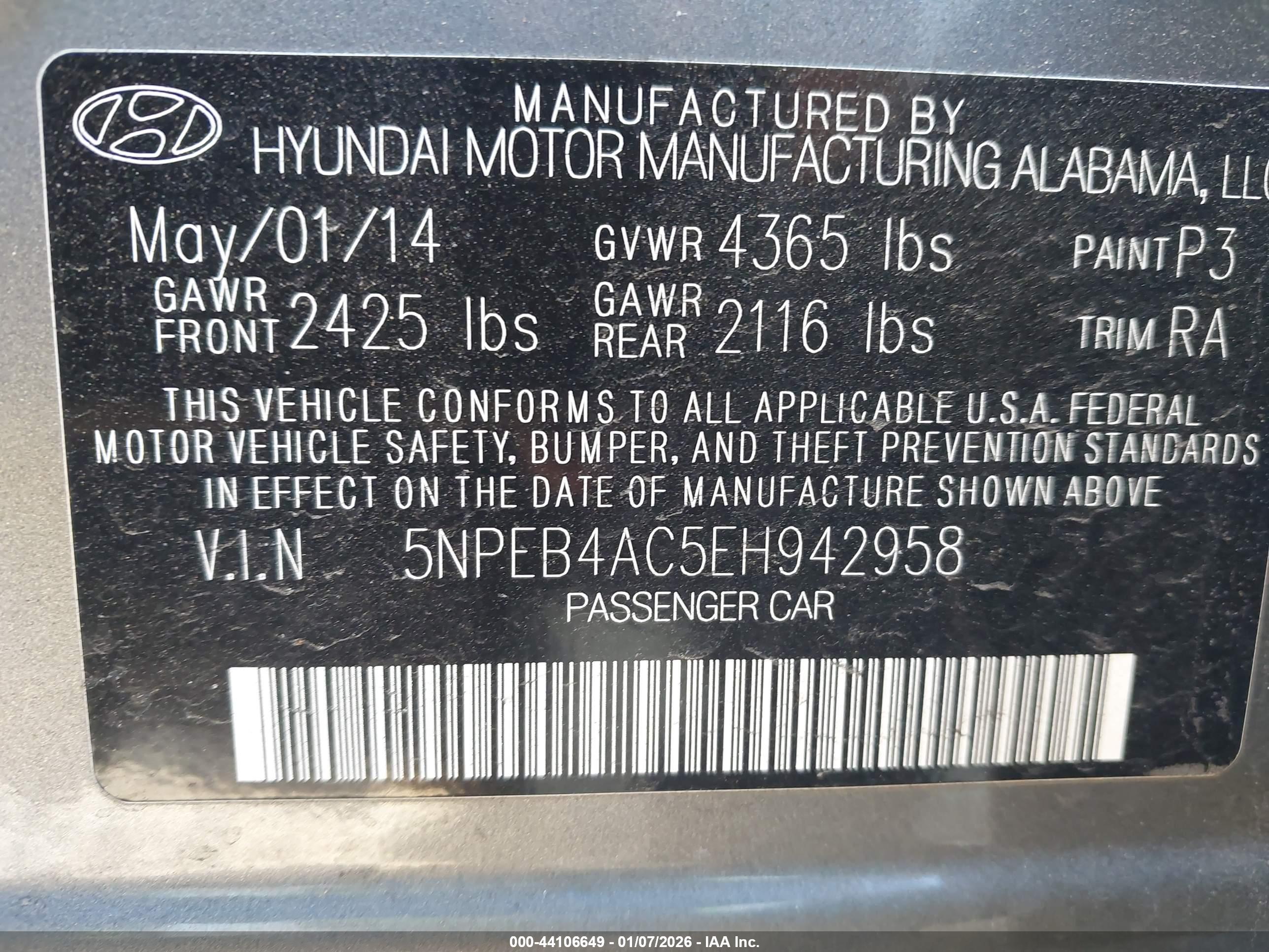 HYUNDAI SONATA image 9