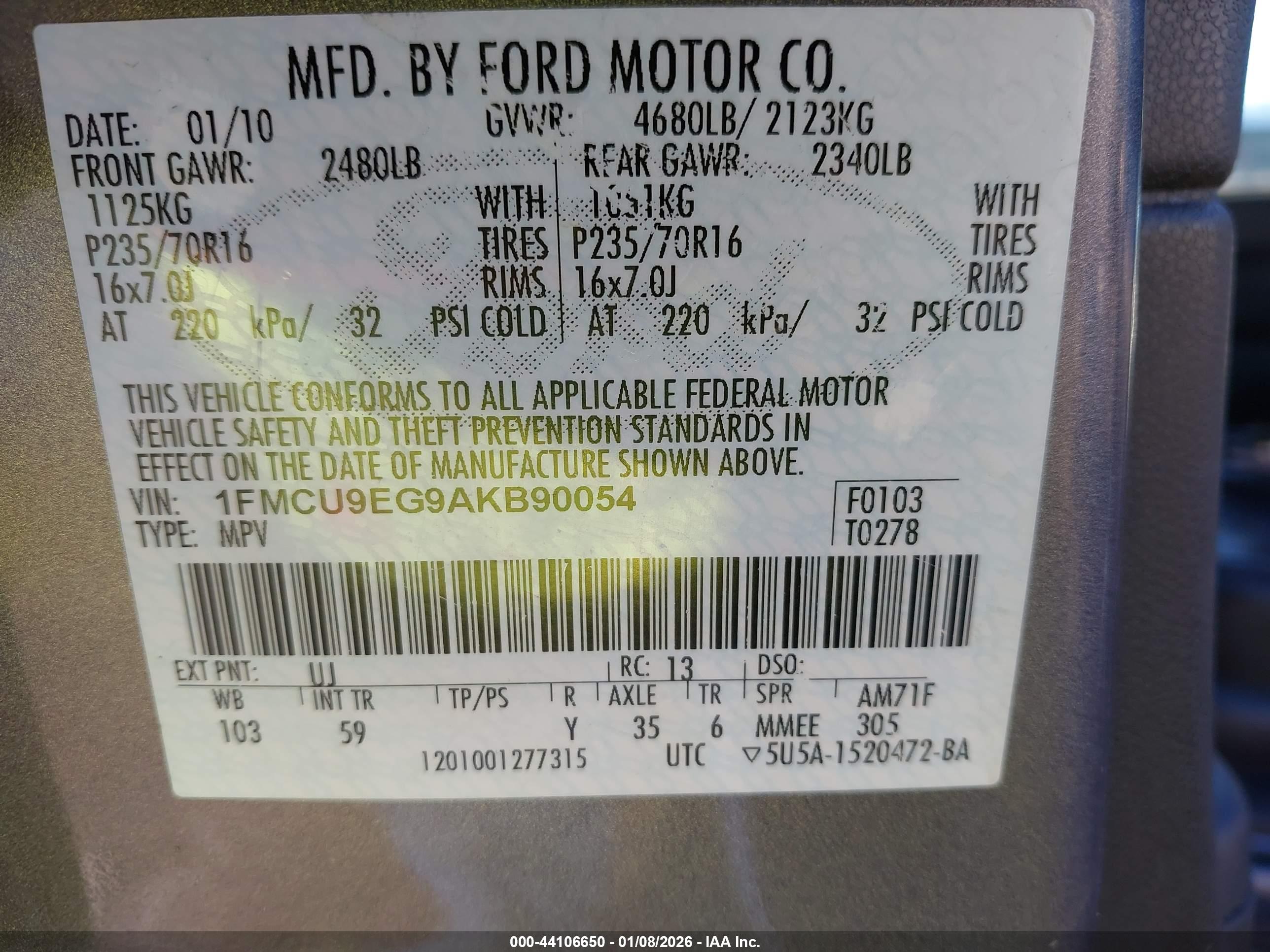 FORD ESCAPE image 9