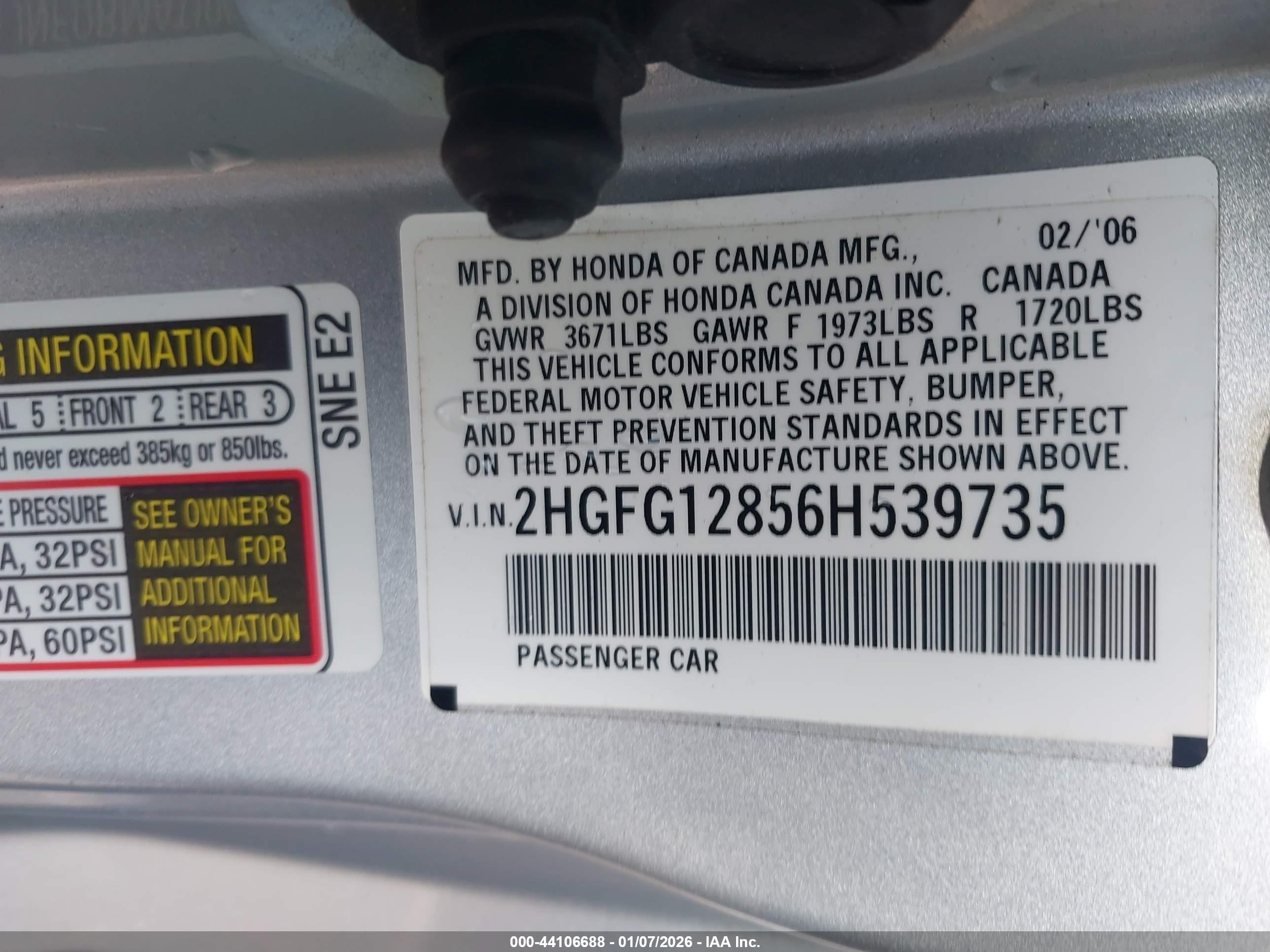 HONDA CIVIC image 9