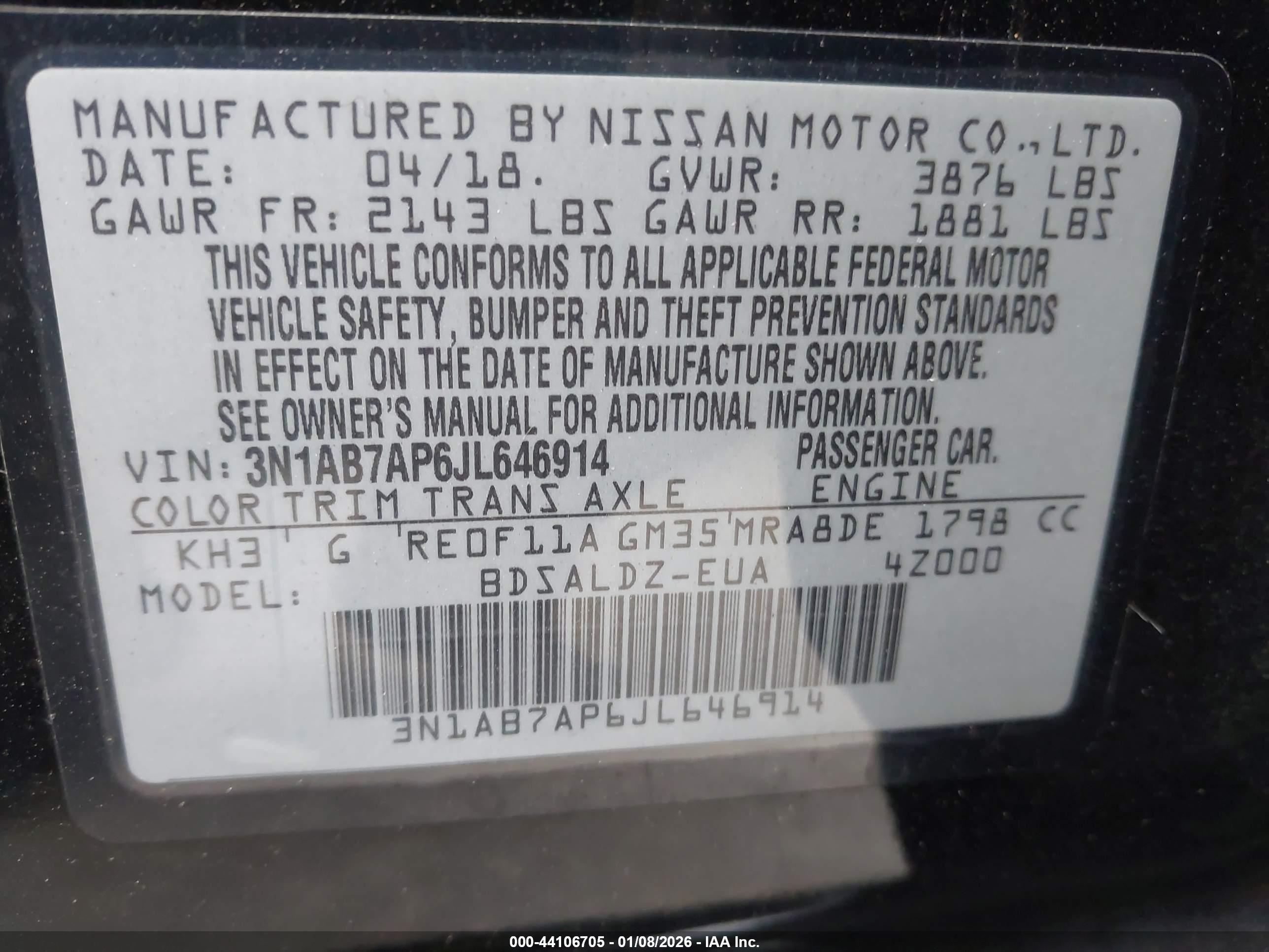 NISSAN SENTRA image 9