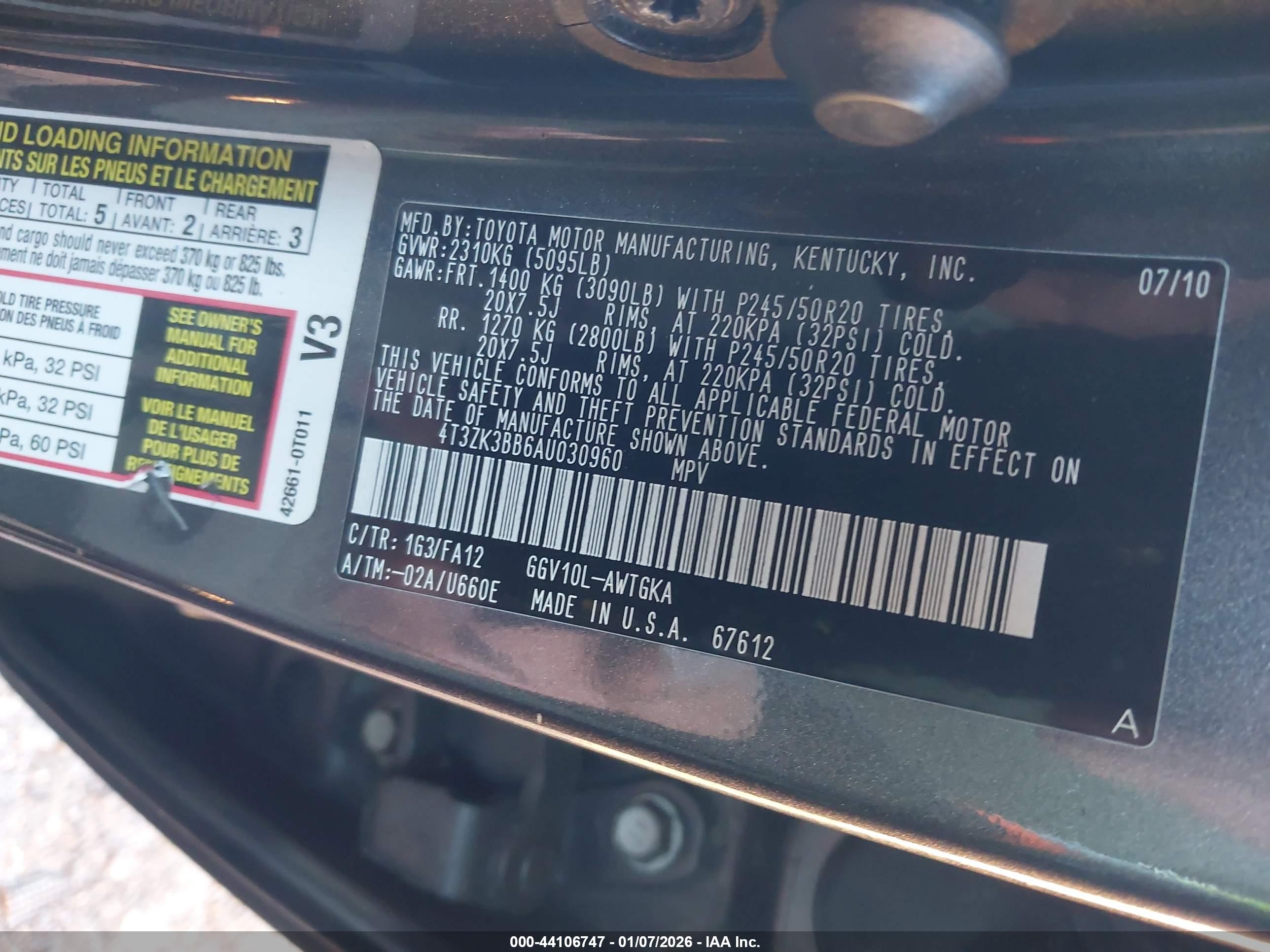 TOYOTA VENZA image 9