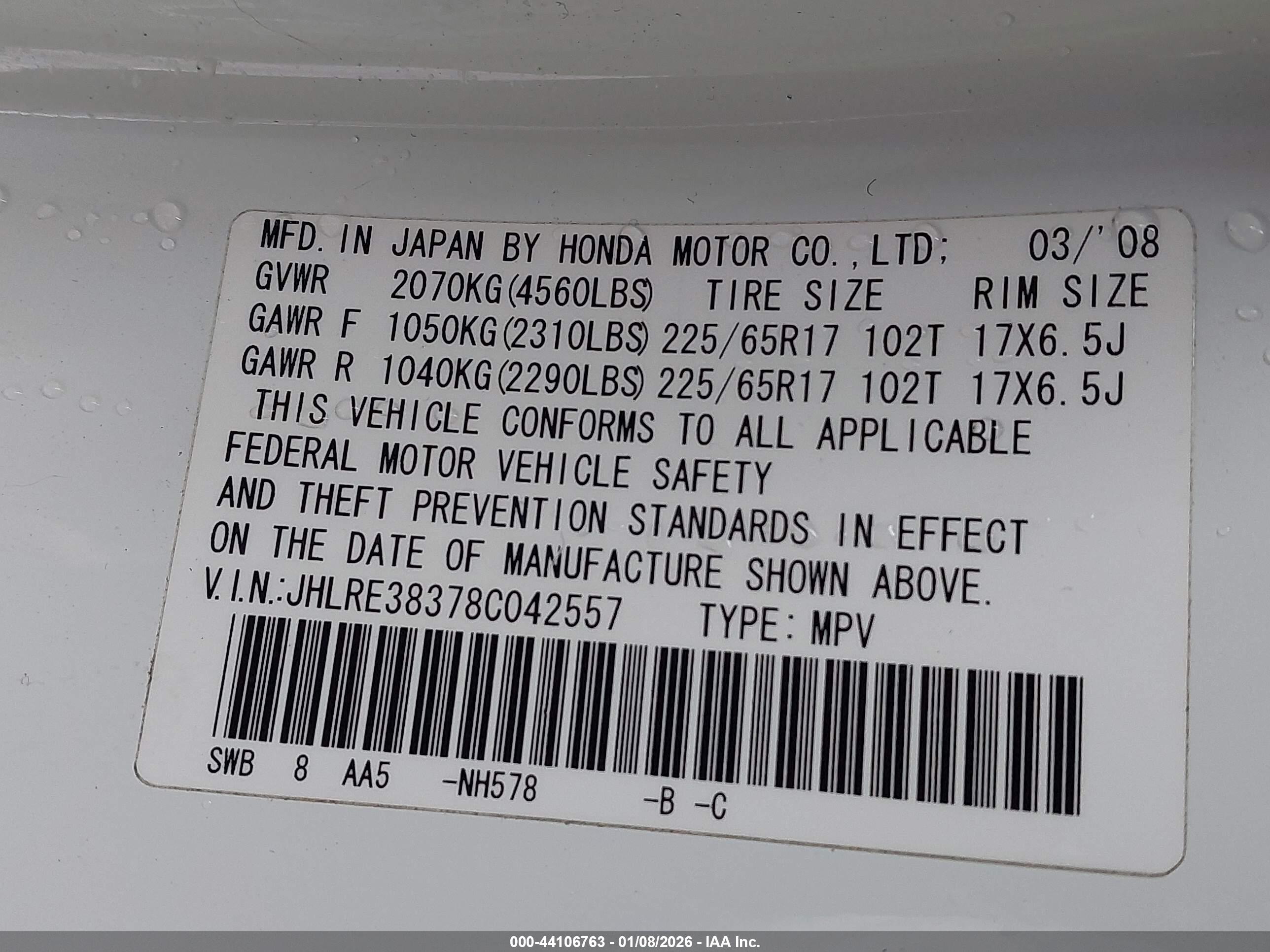 HONDA CR-V image 9