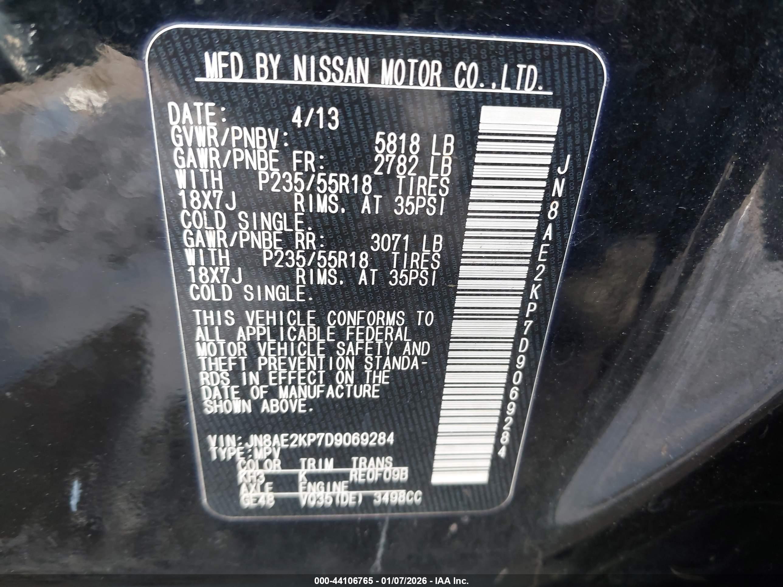 NISSAN QUEST image 9