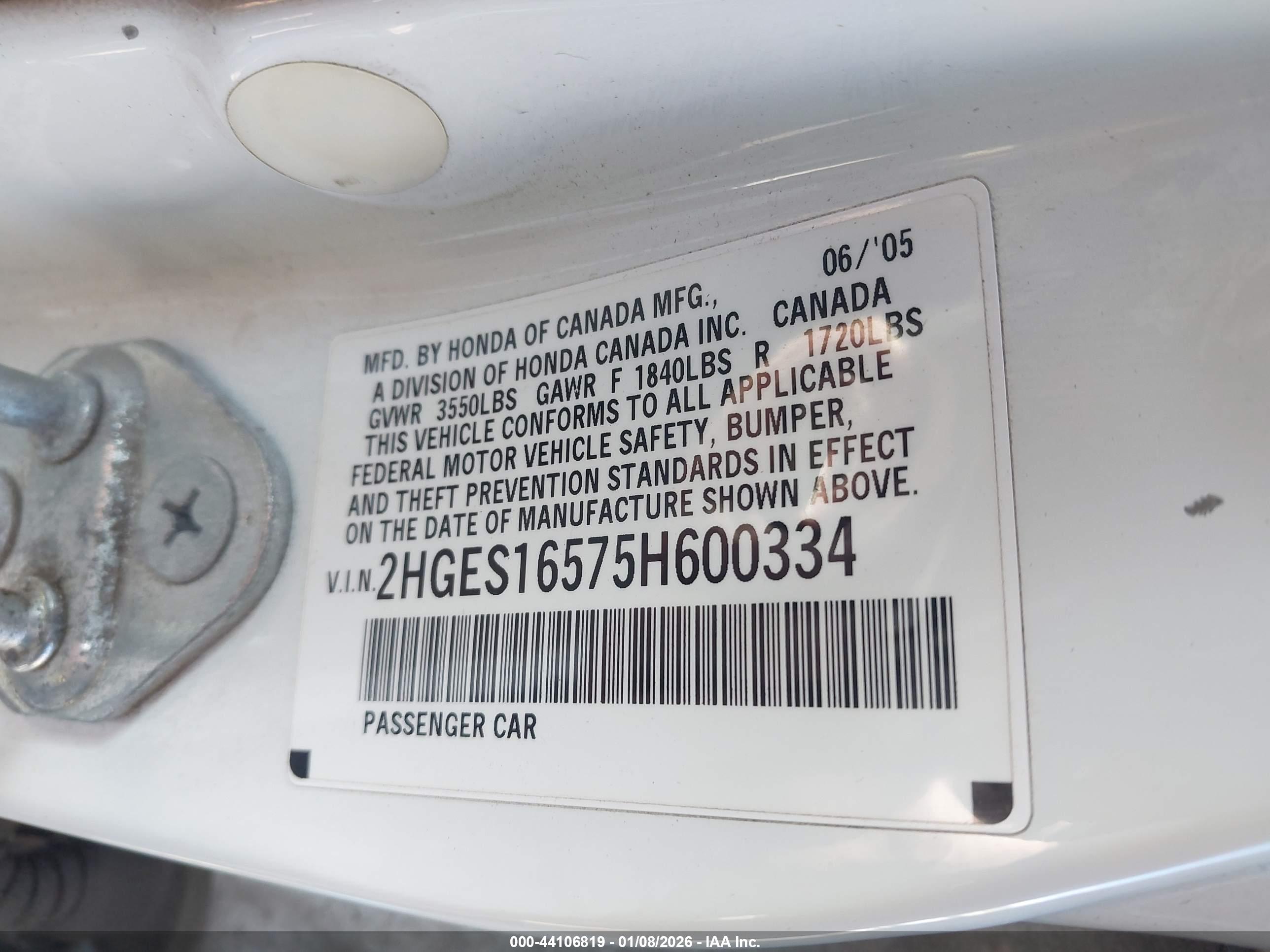 HONDA CIVIC image 9