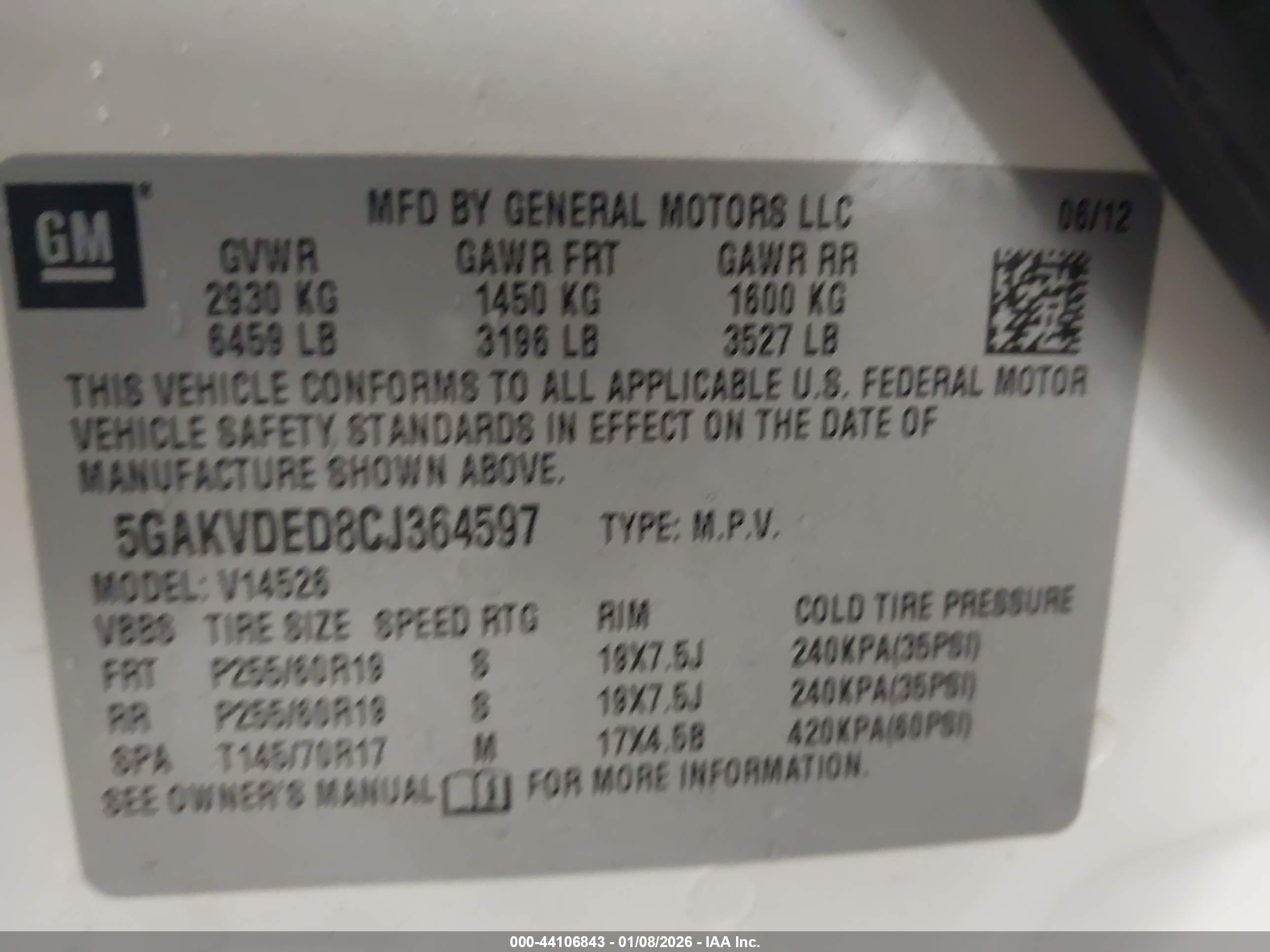 BUICK ENCLAVE image 9