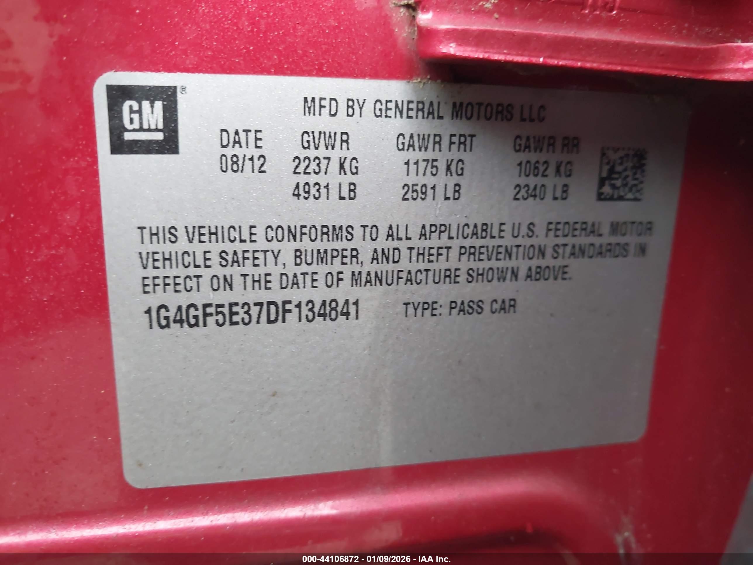 BUICK LACROSSE image 9