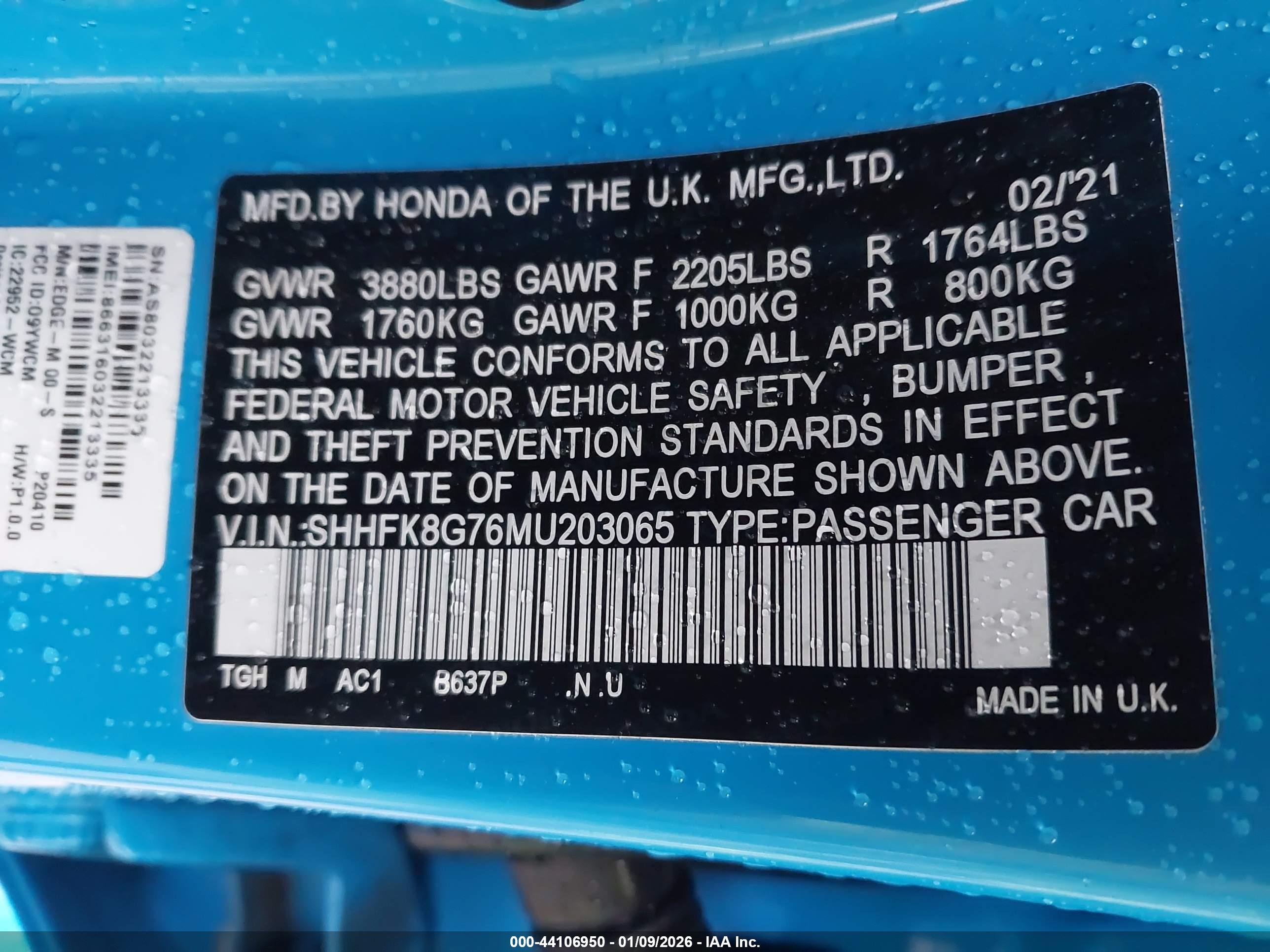 HONDA CIVIC image 9