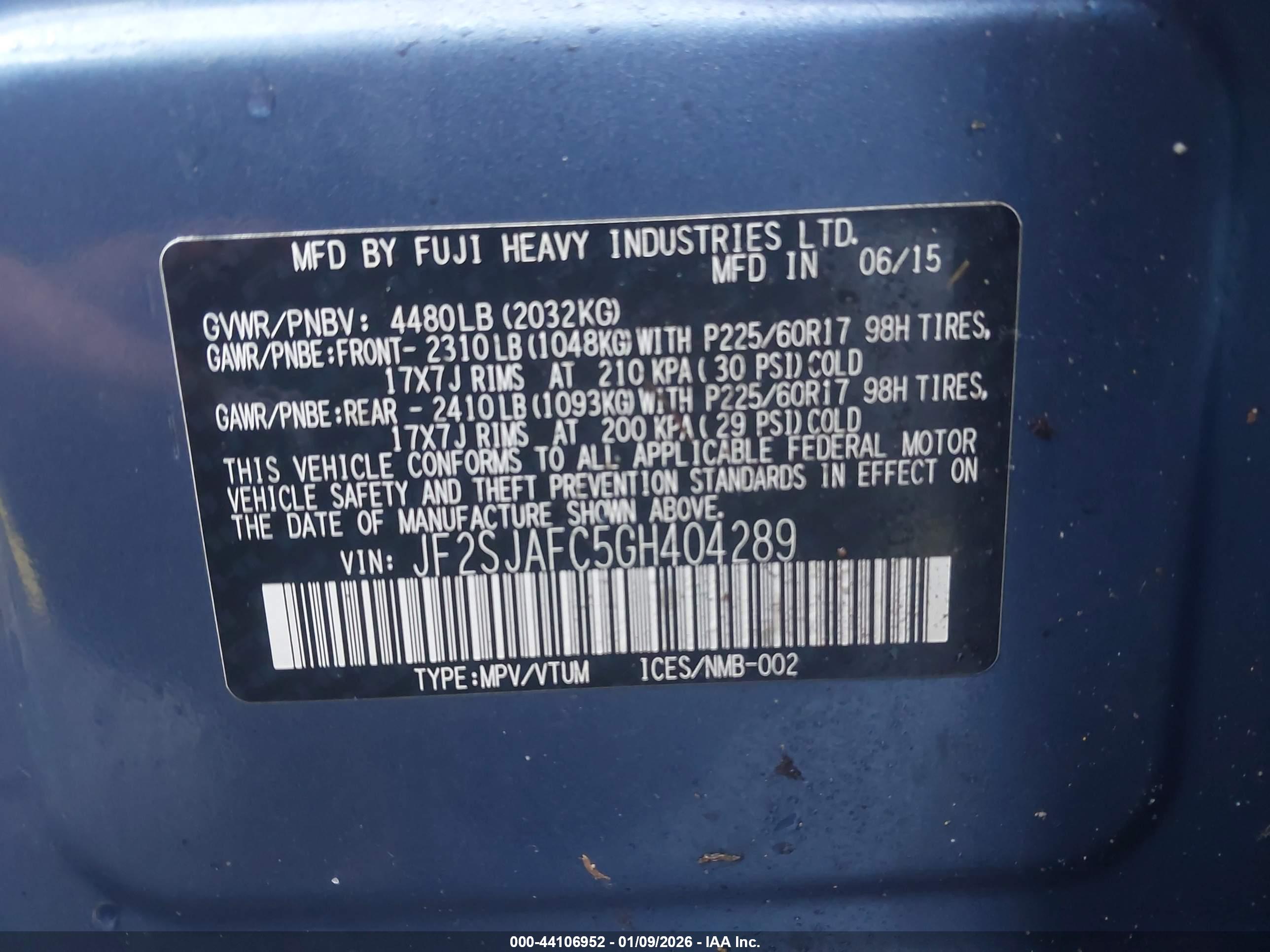 SUBARU FORESTER image 9