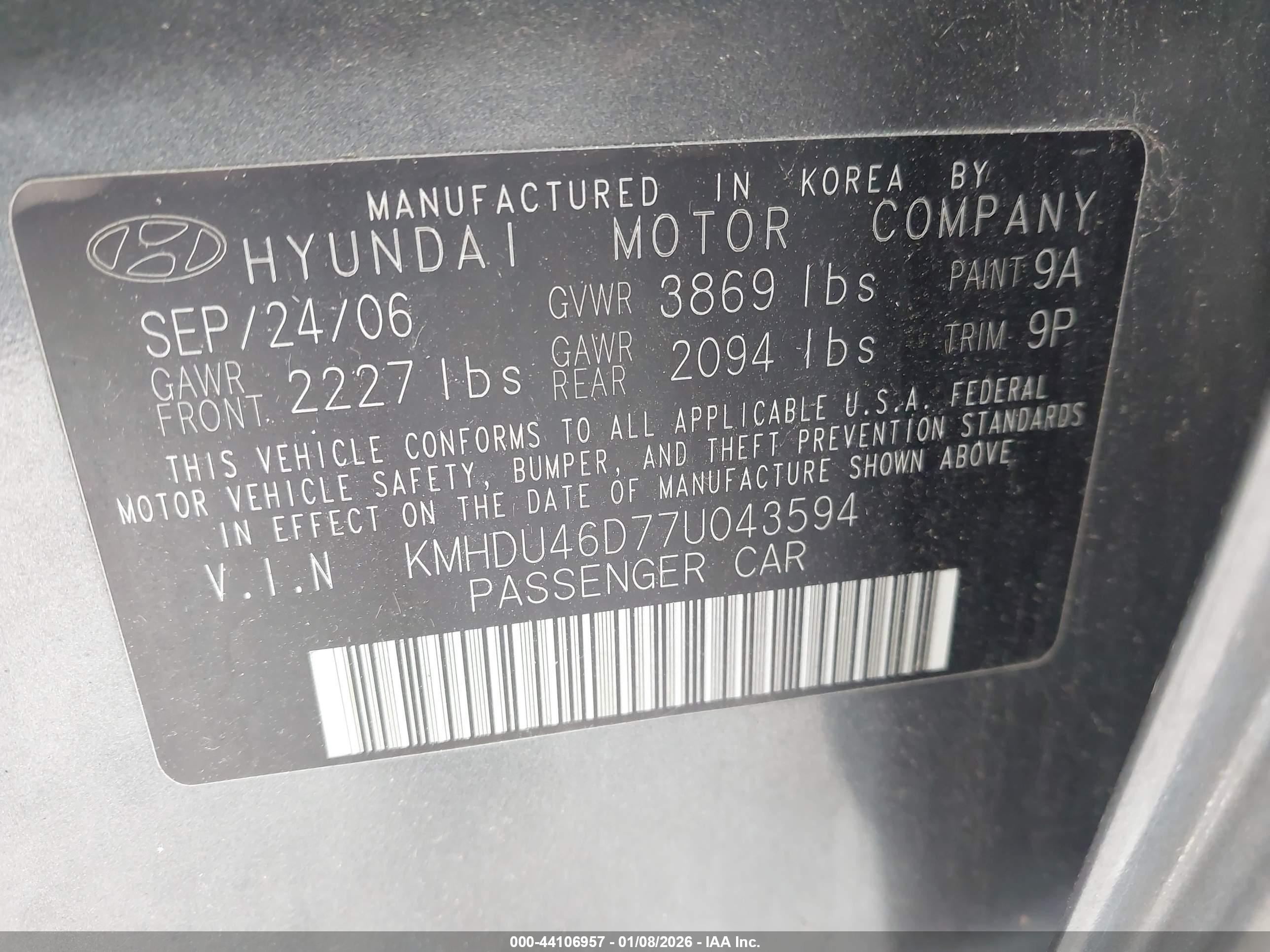 HYUNDAI ELANTRA image 9