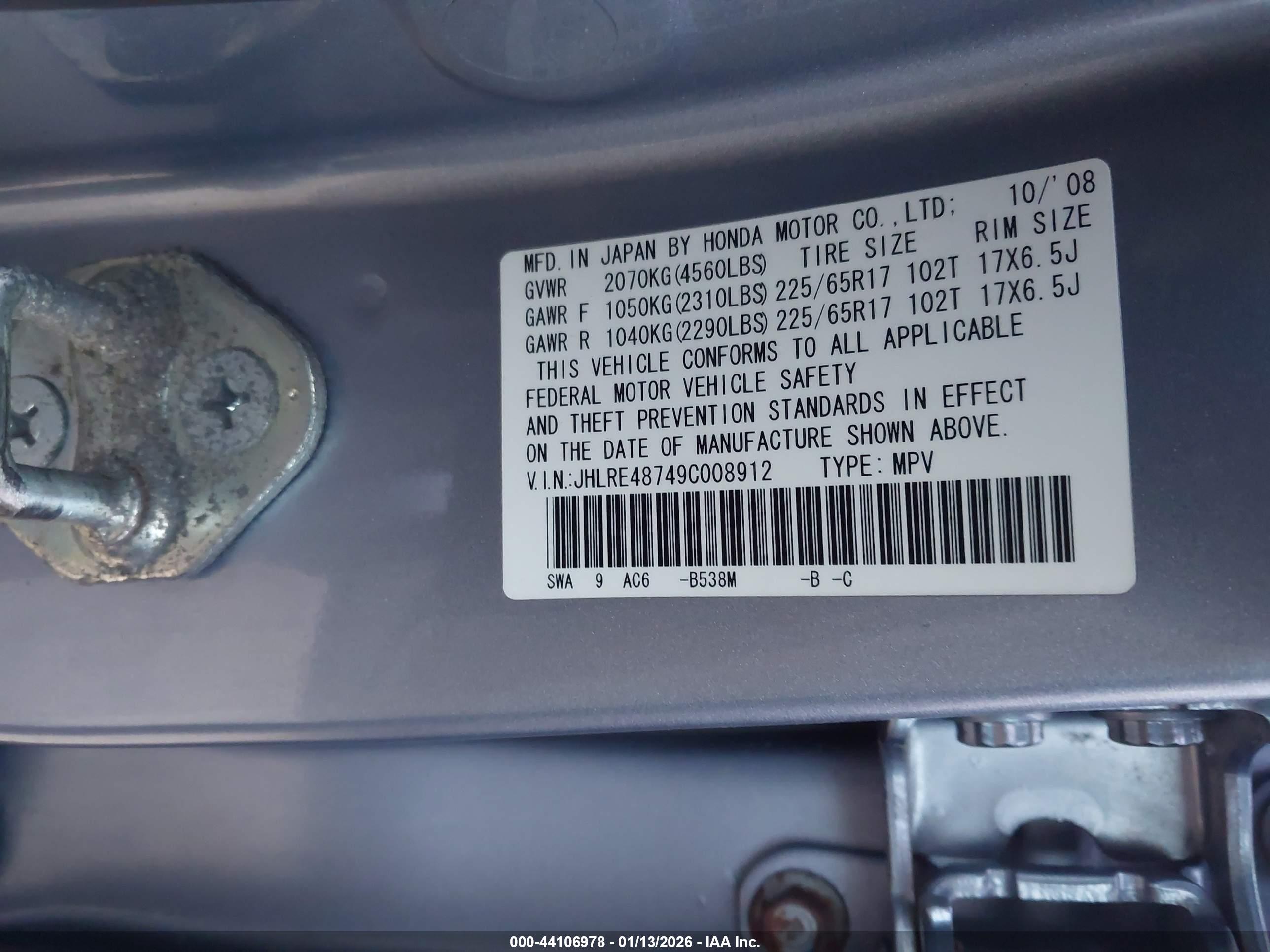 HONDA CR-V image 9