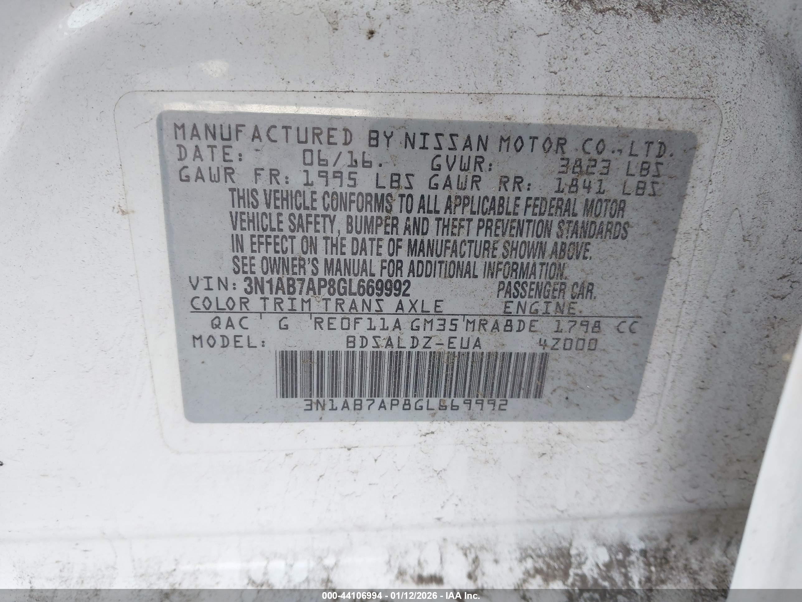 NISSAN SENTRA image 9