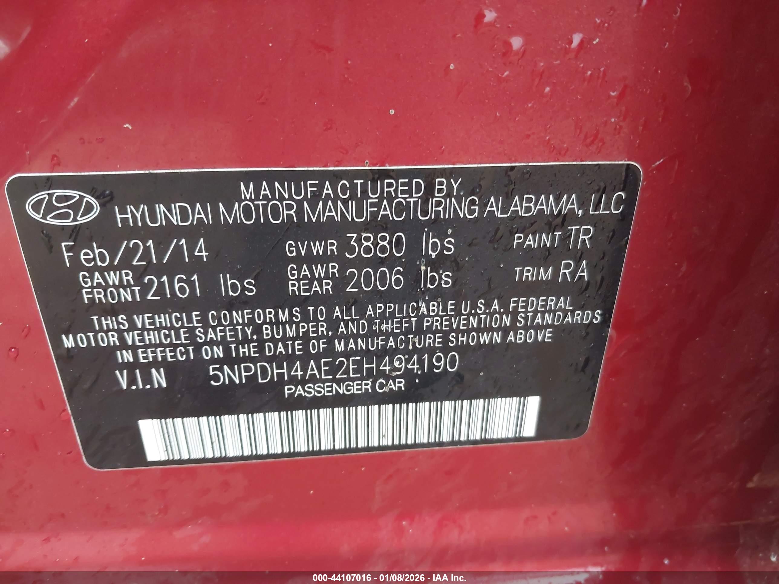 HYUNDAI ELANTRA image 9