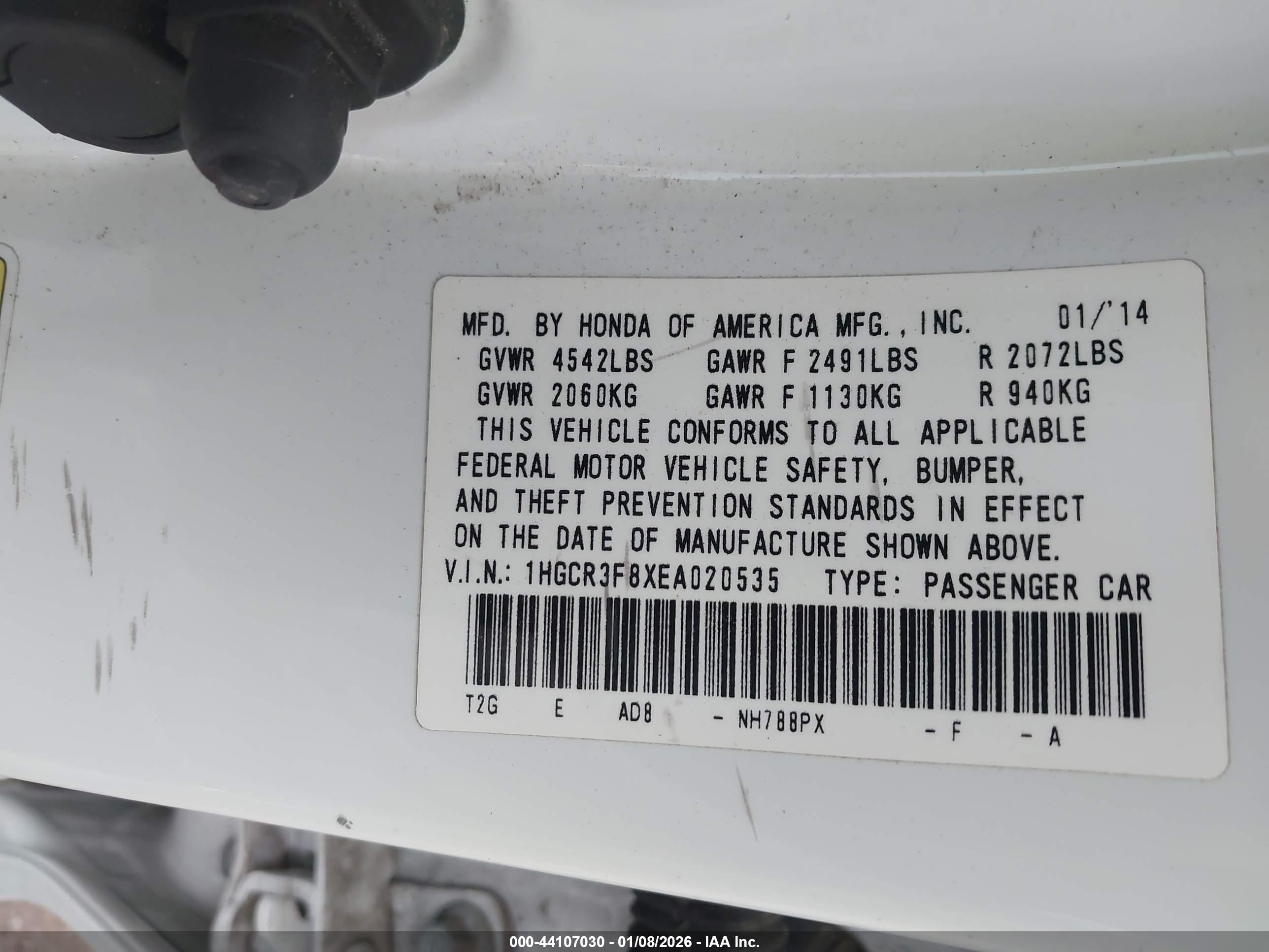 HONDA ACCORD image 9