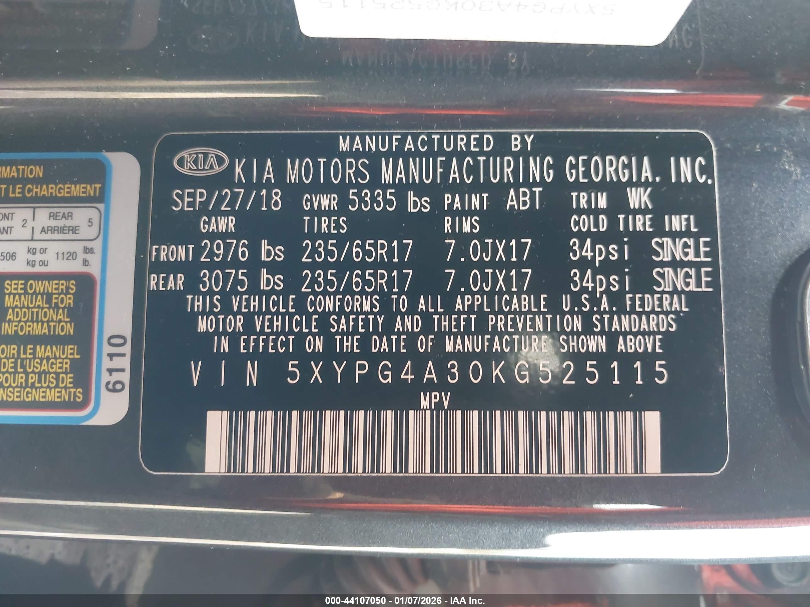 KIA SORENTO image 9