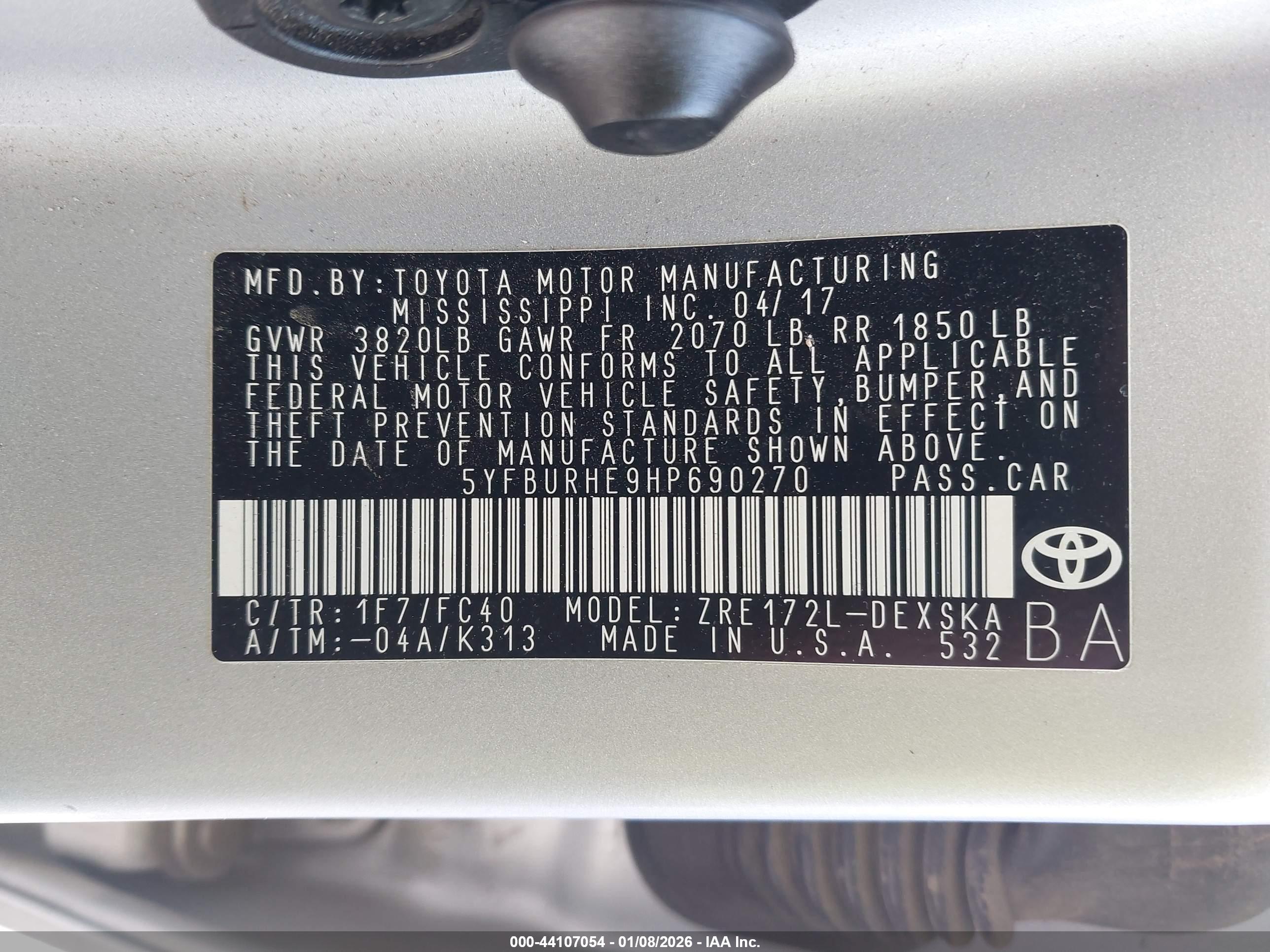 TOYOTA COROLLA image 9