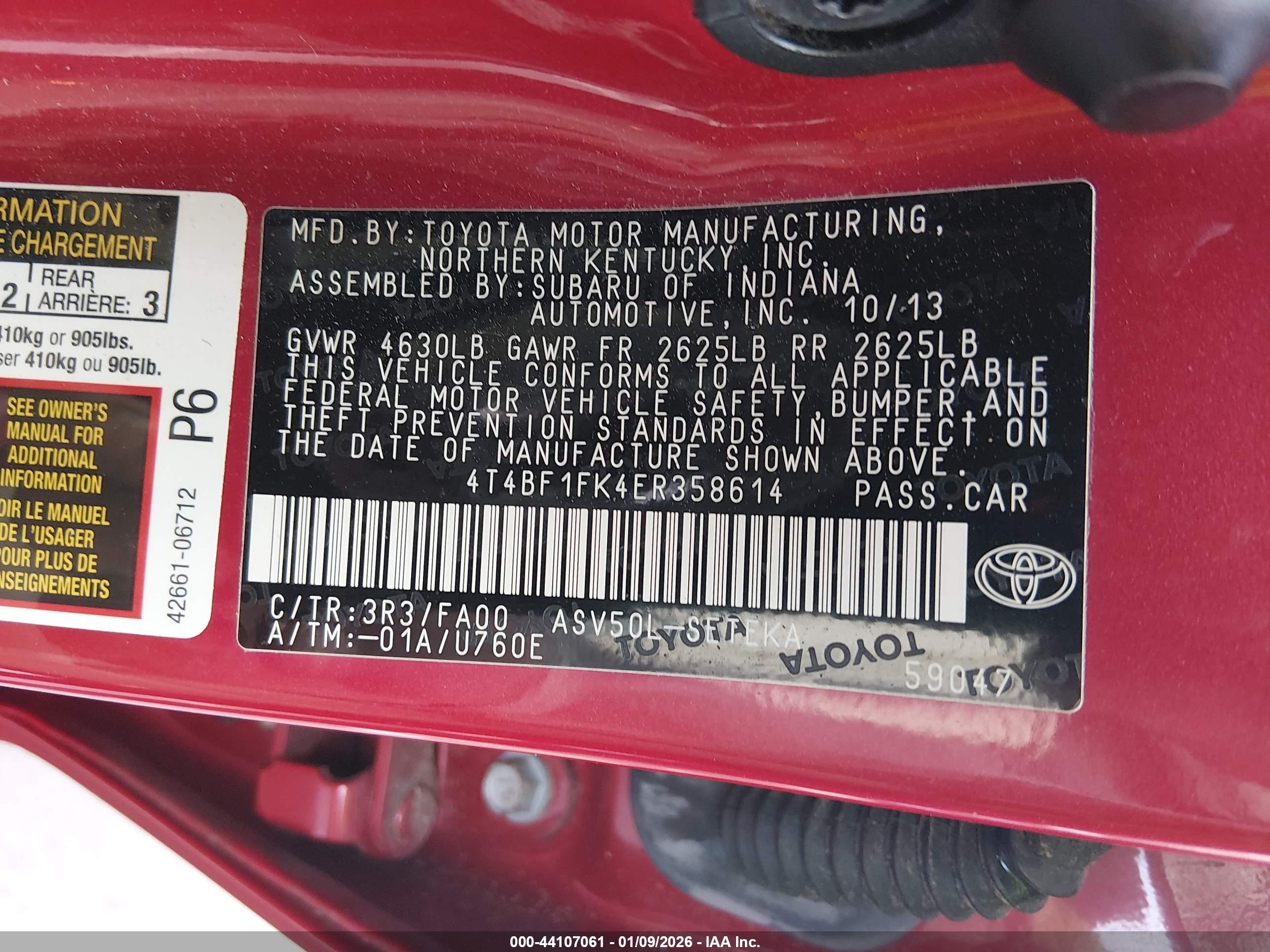 TOYOTA CAMRY image 9