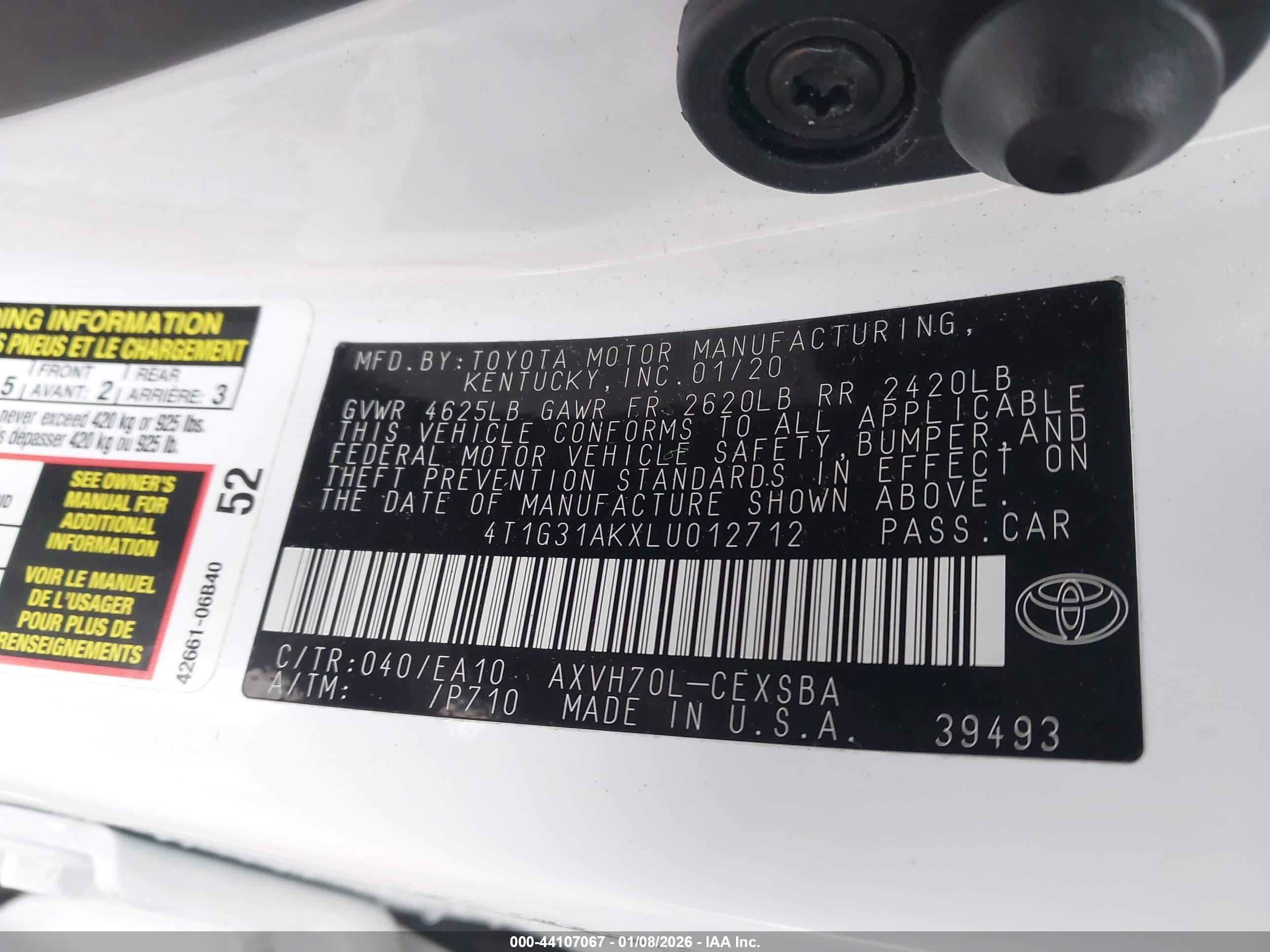 TOYOTA CAMRY image 9