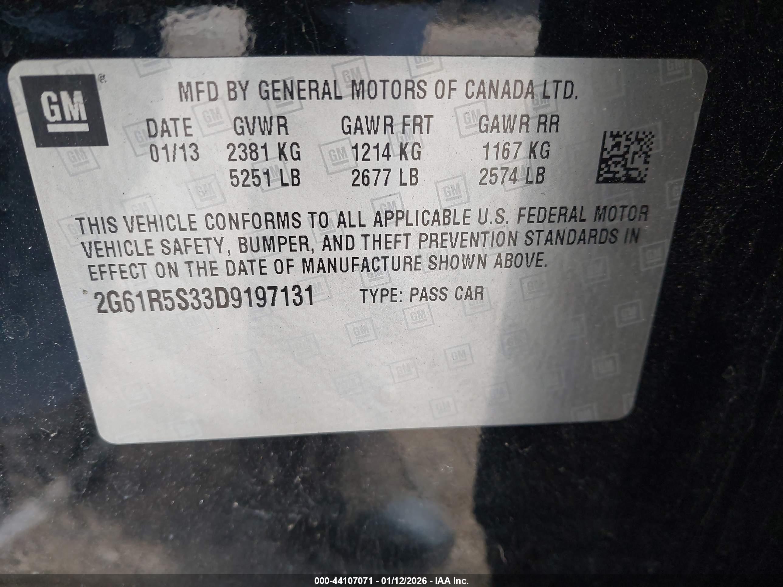 CADILLAC XTS image 9
