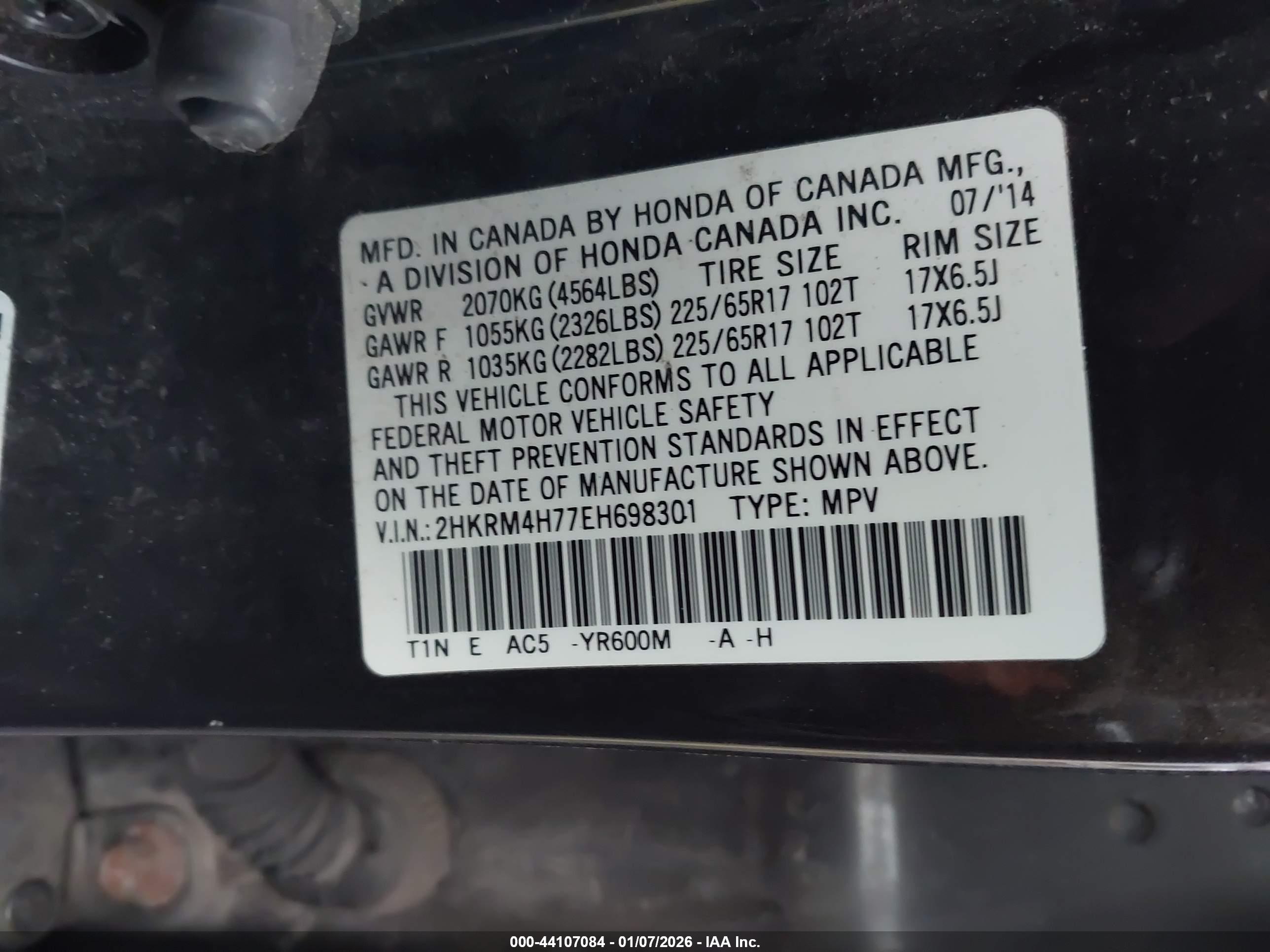 HONDA CR-V image 9