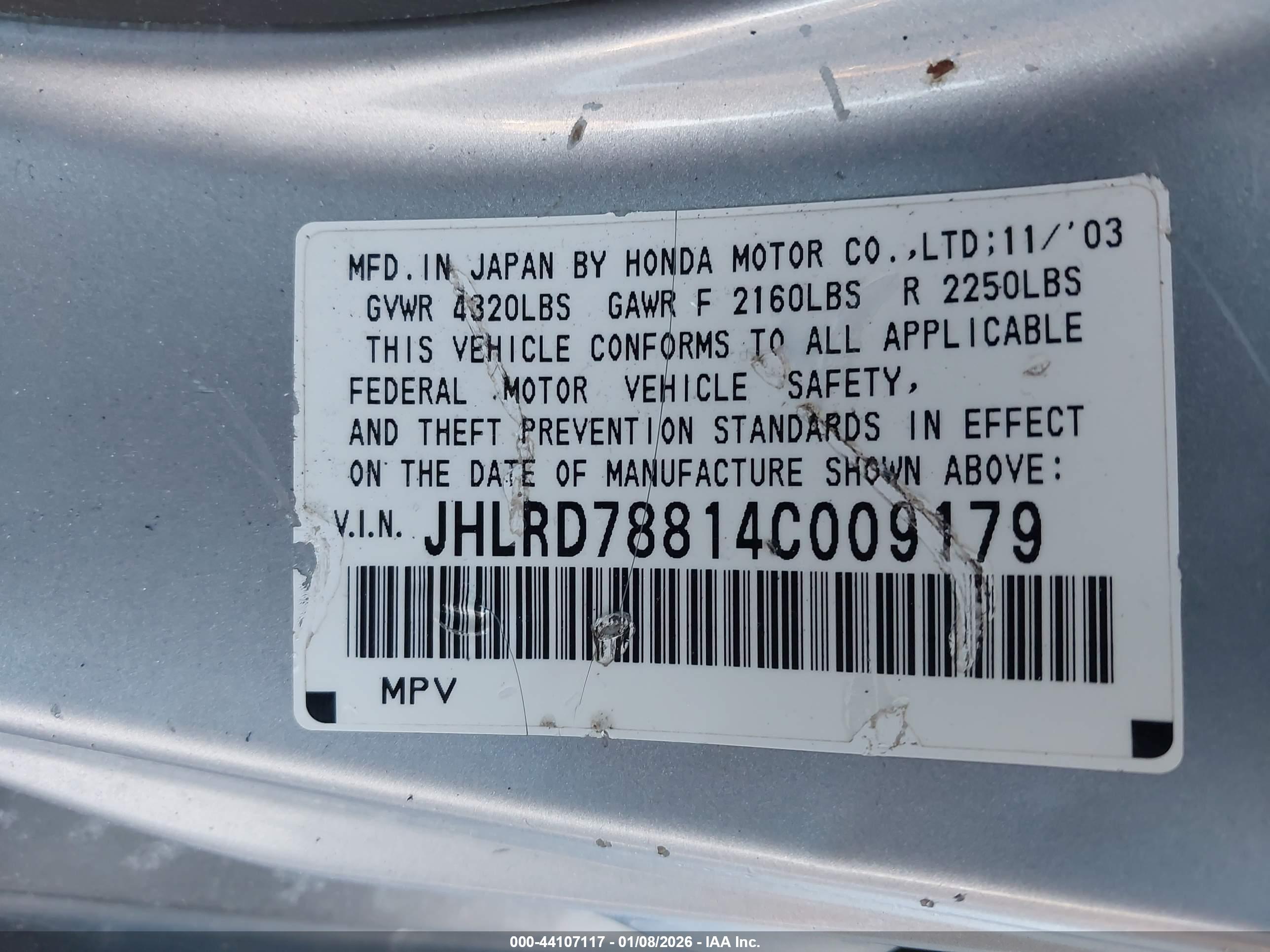 HONDA CR-V image 9
