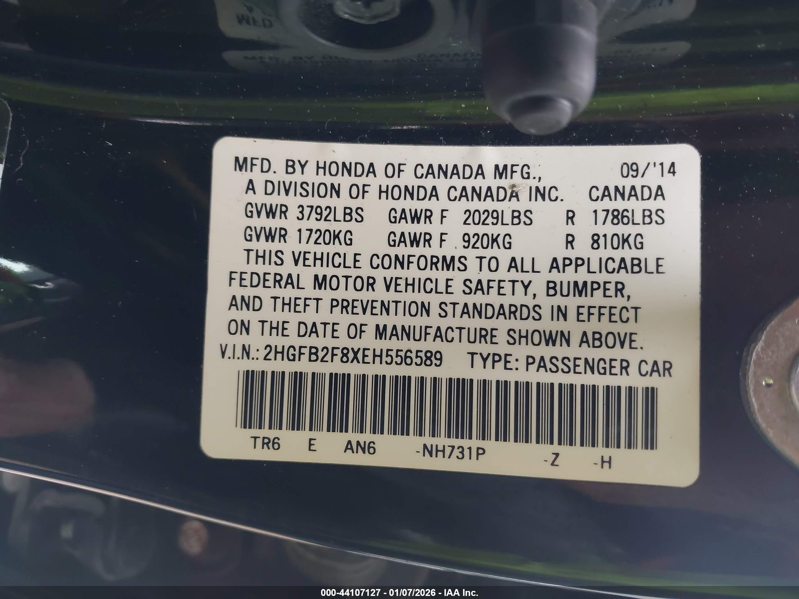 HONDA CIVIC image 9