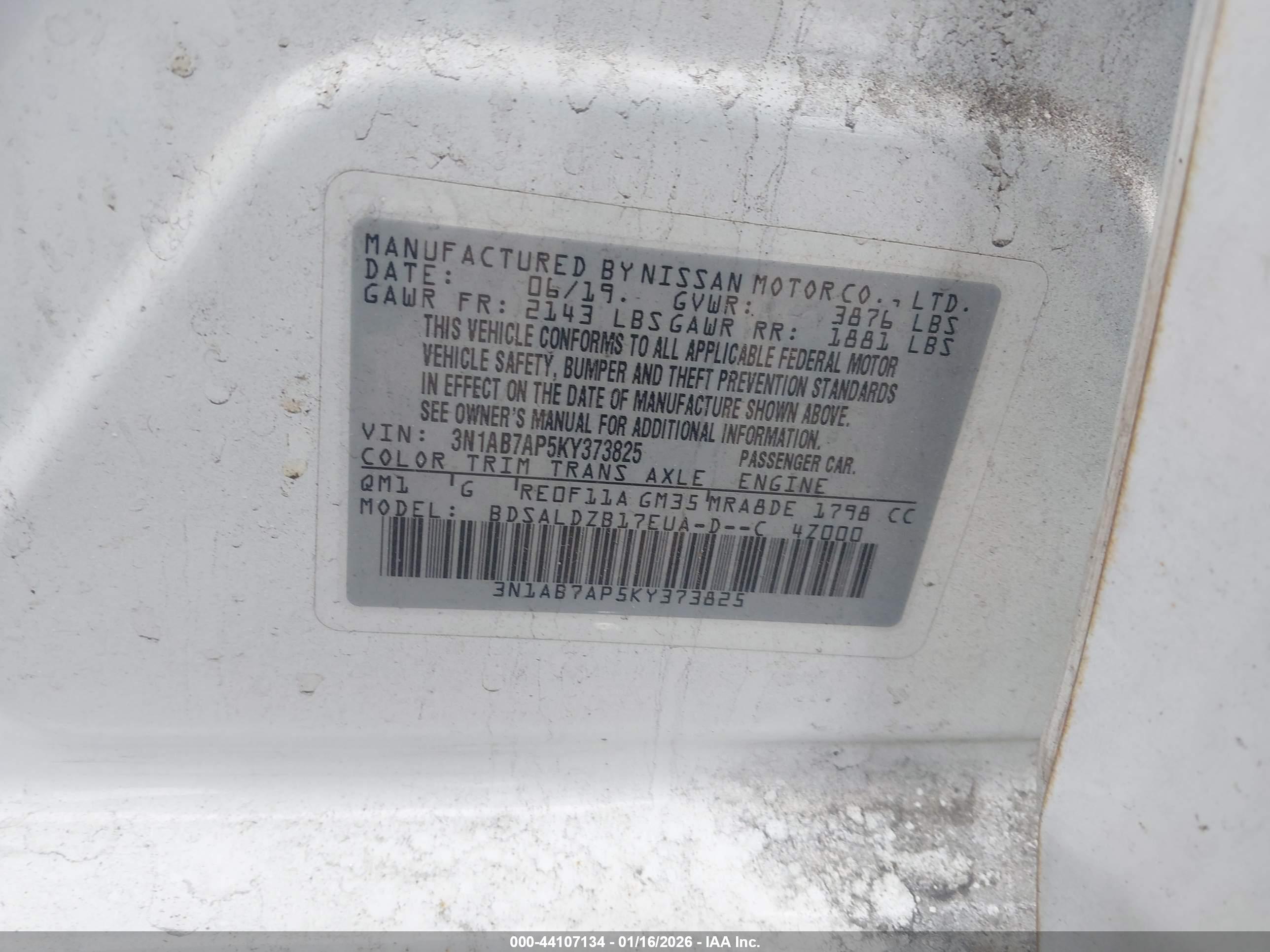 NISSAN SENTRA image 9