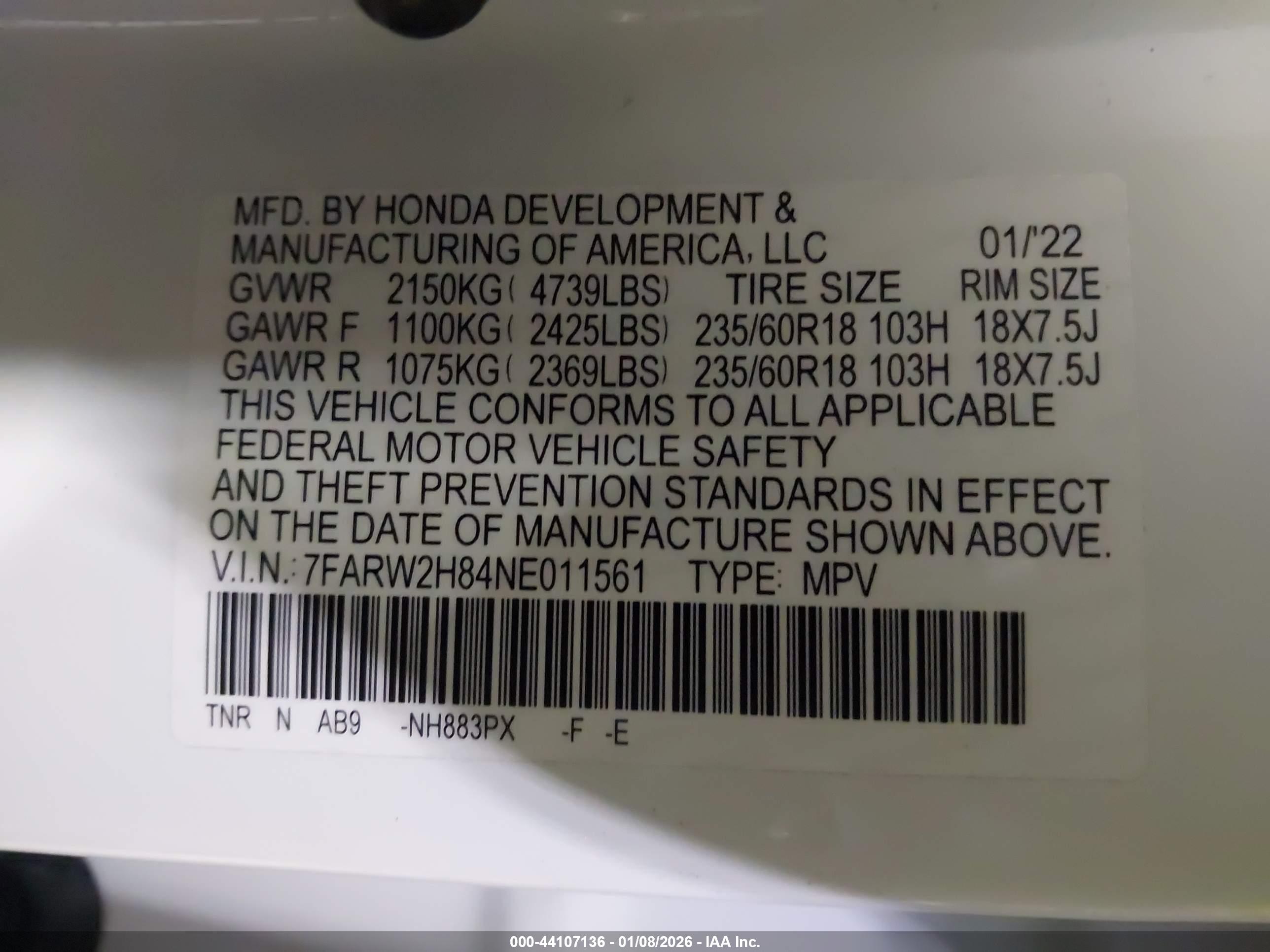 HONDA CR-V image 9