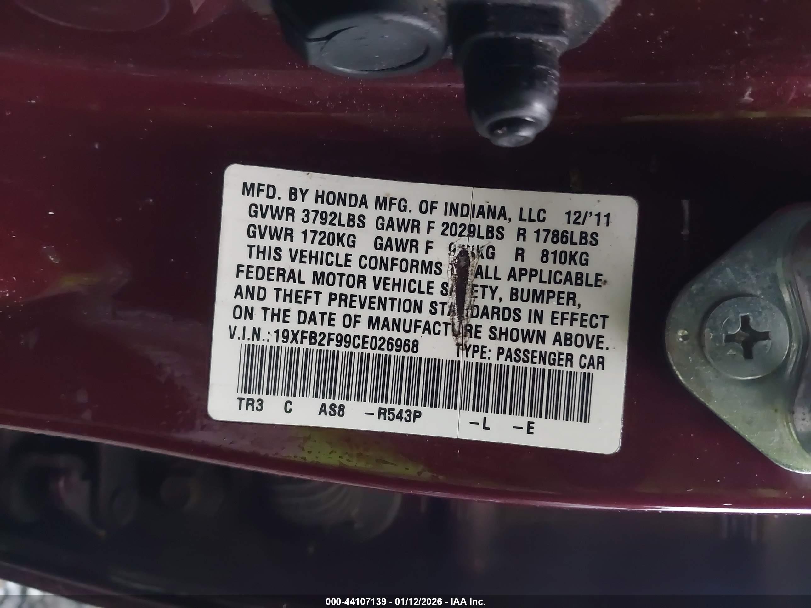HONDA CIVIC image 9