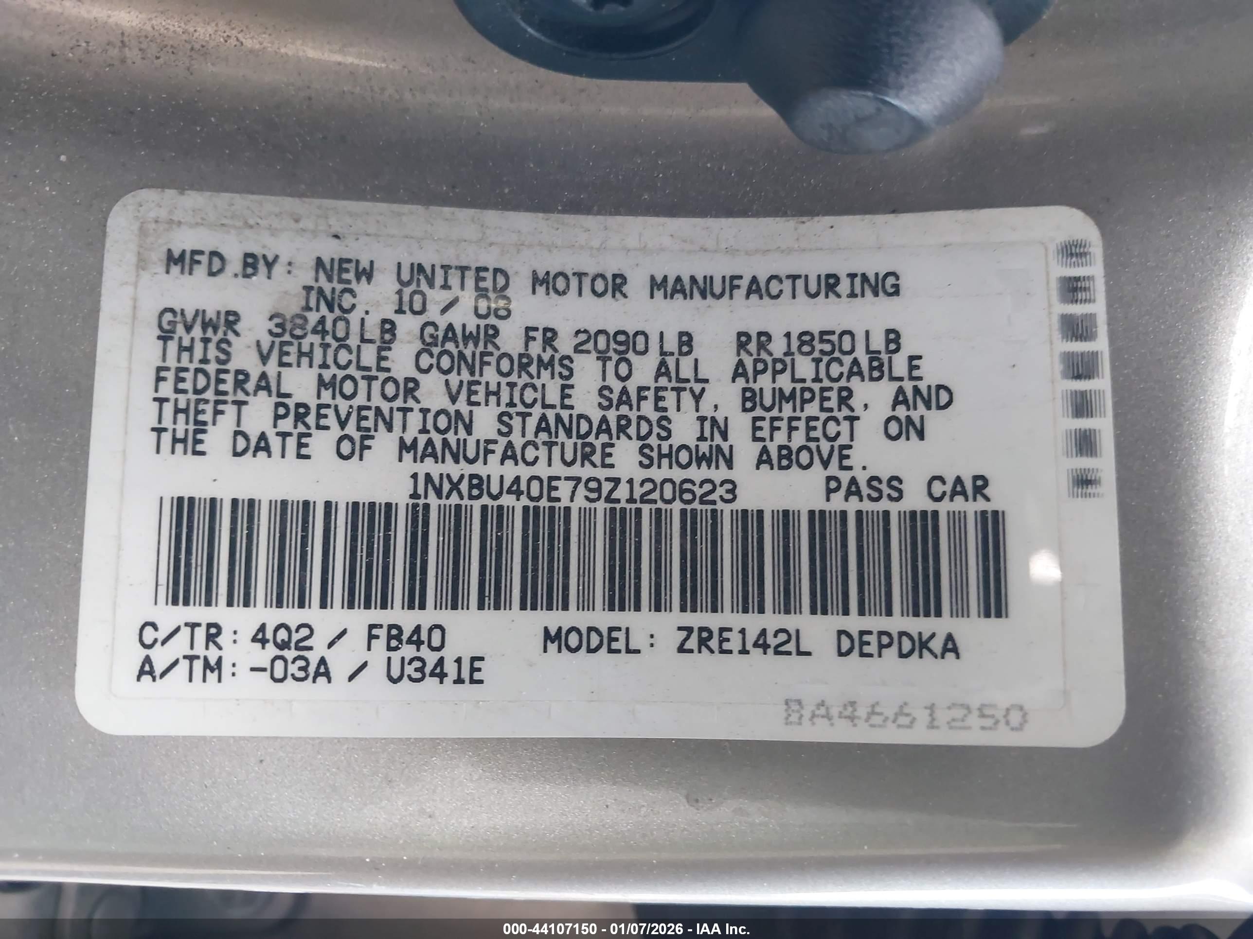 TOYOTA COROLLA image 9